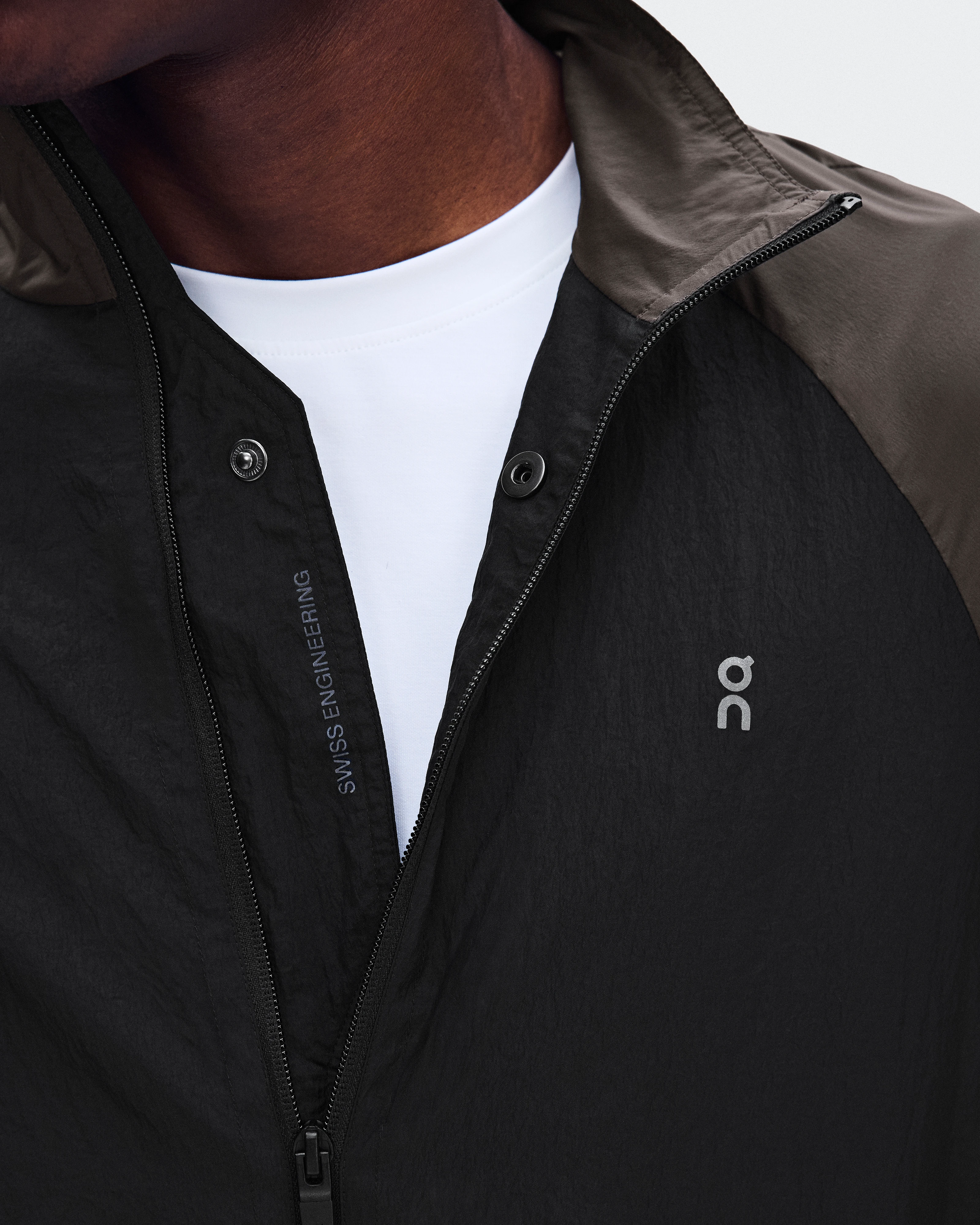 On All-Day Track Jacket Black & Espresso Men Track