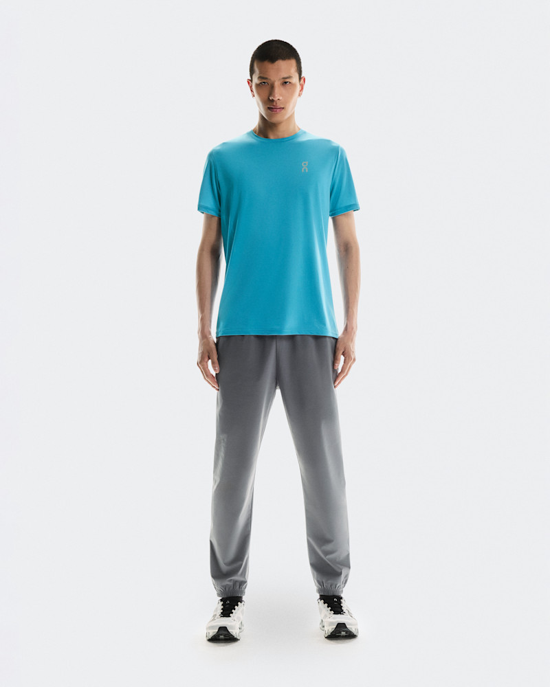 On Men's Core-T Short-Sleeve Shirt in Niagara, Size: Medium, Polyester