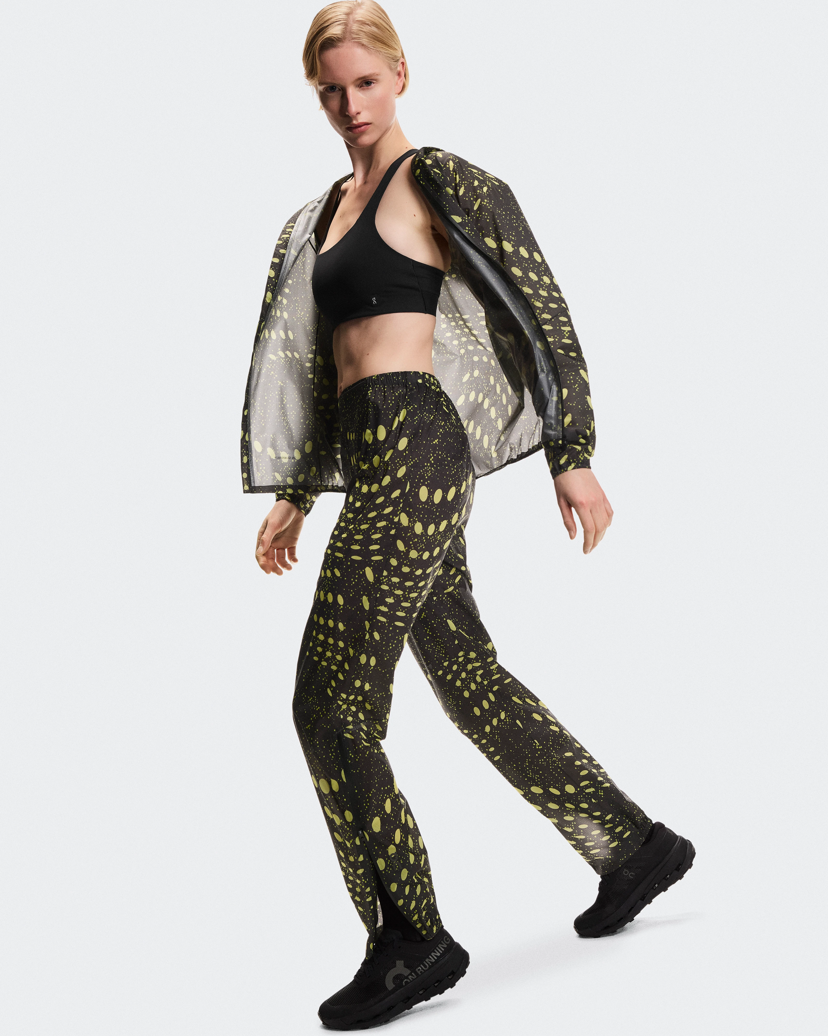 On Ultra Pants Iron & Lime Women Pants