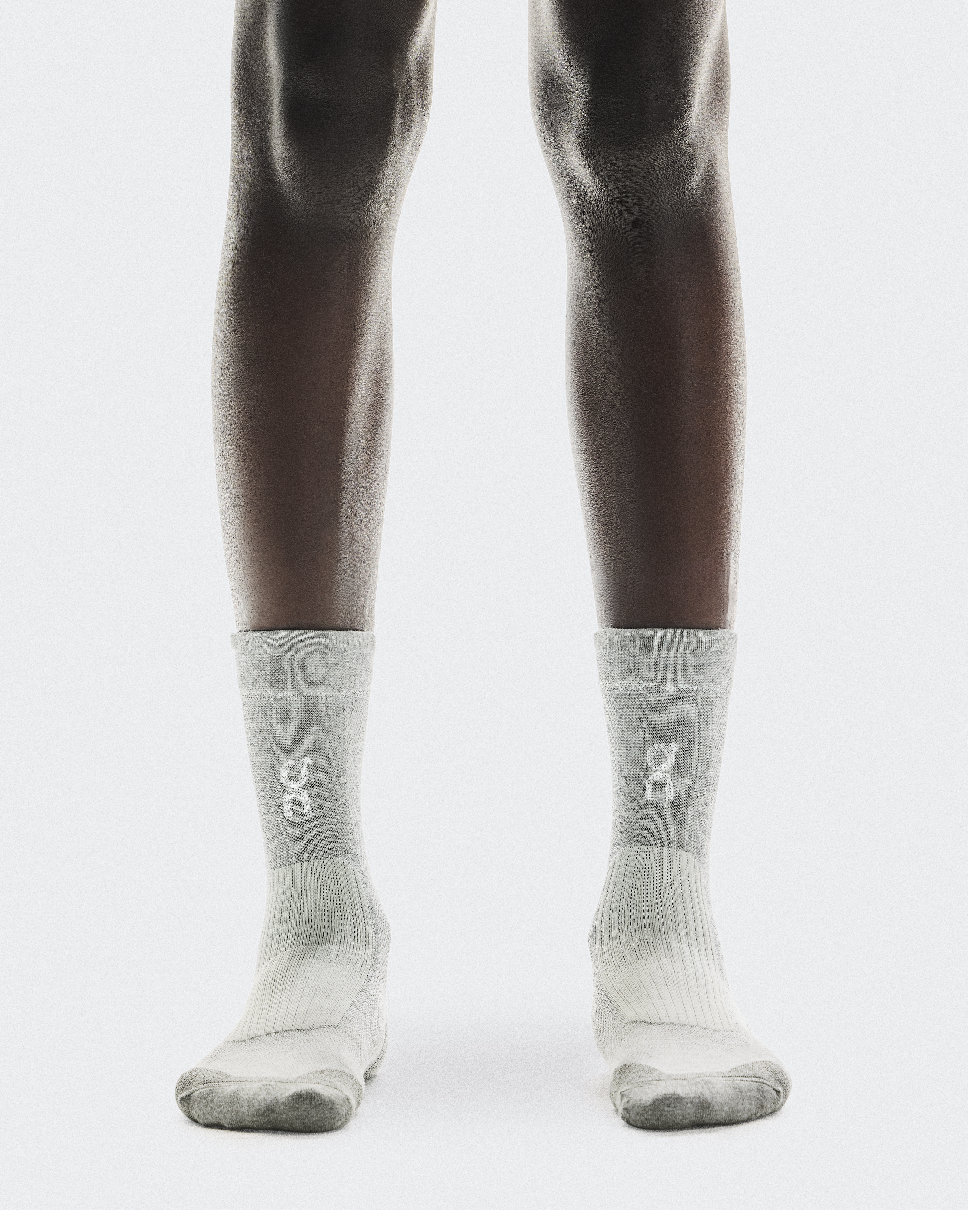On Merino Ultra Sock in Glacier, Size: 11.5-13.5, Polyamide/Wool Polyester