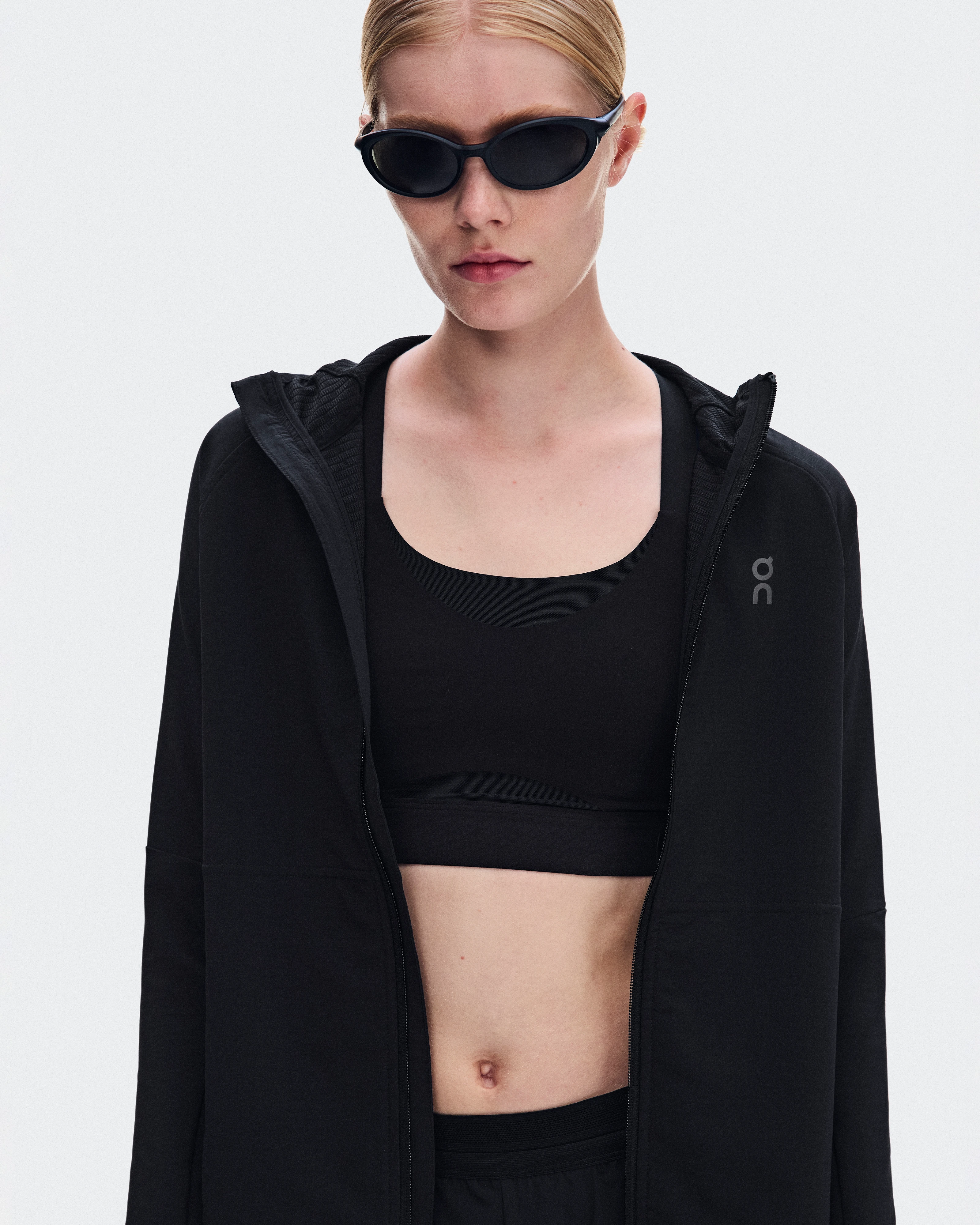 On Weather Hoodie Black Women Hoodies and sweatshirts