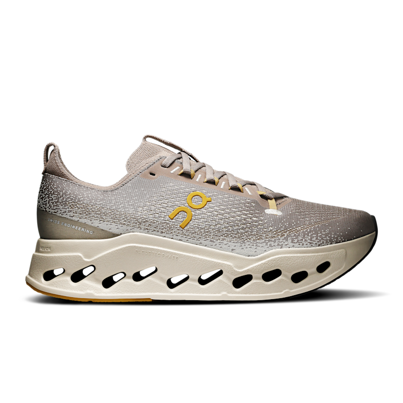 On Cloudsurfer Max Chaussure de Running pour Homme en Cinder/Pelican, Taille: 45, Polyester ️