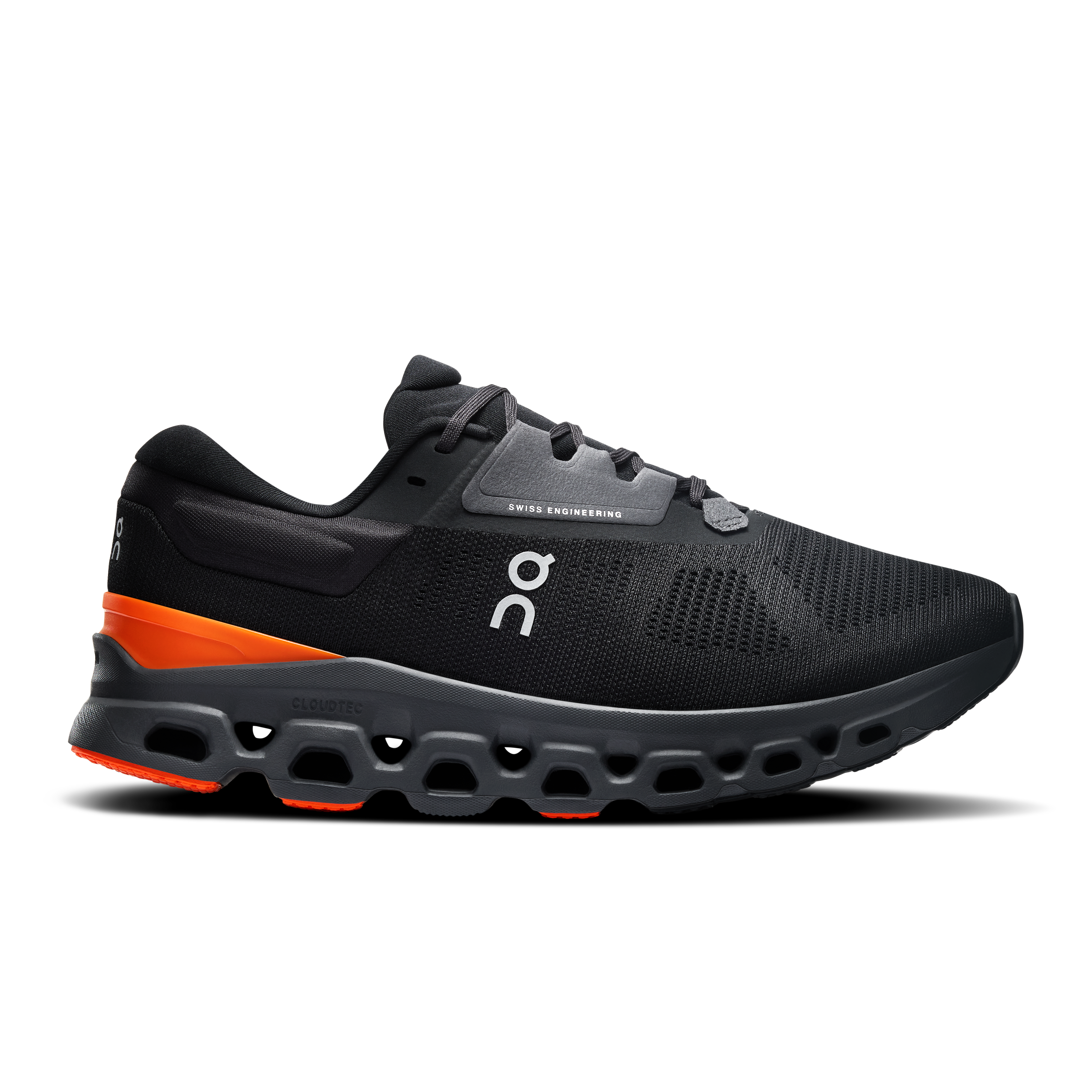 On Cloudstratus 3 Grey Orange Men Men – Performance running, road running, interval training Shoes
