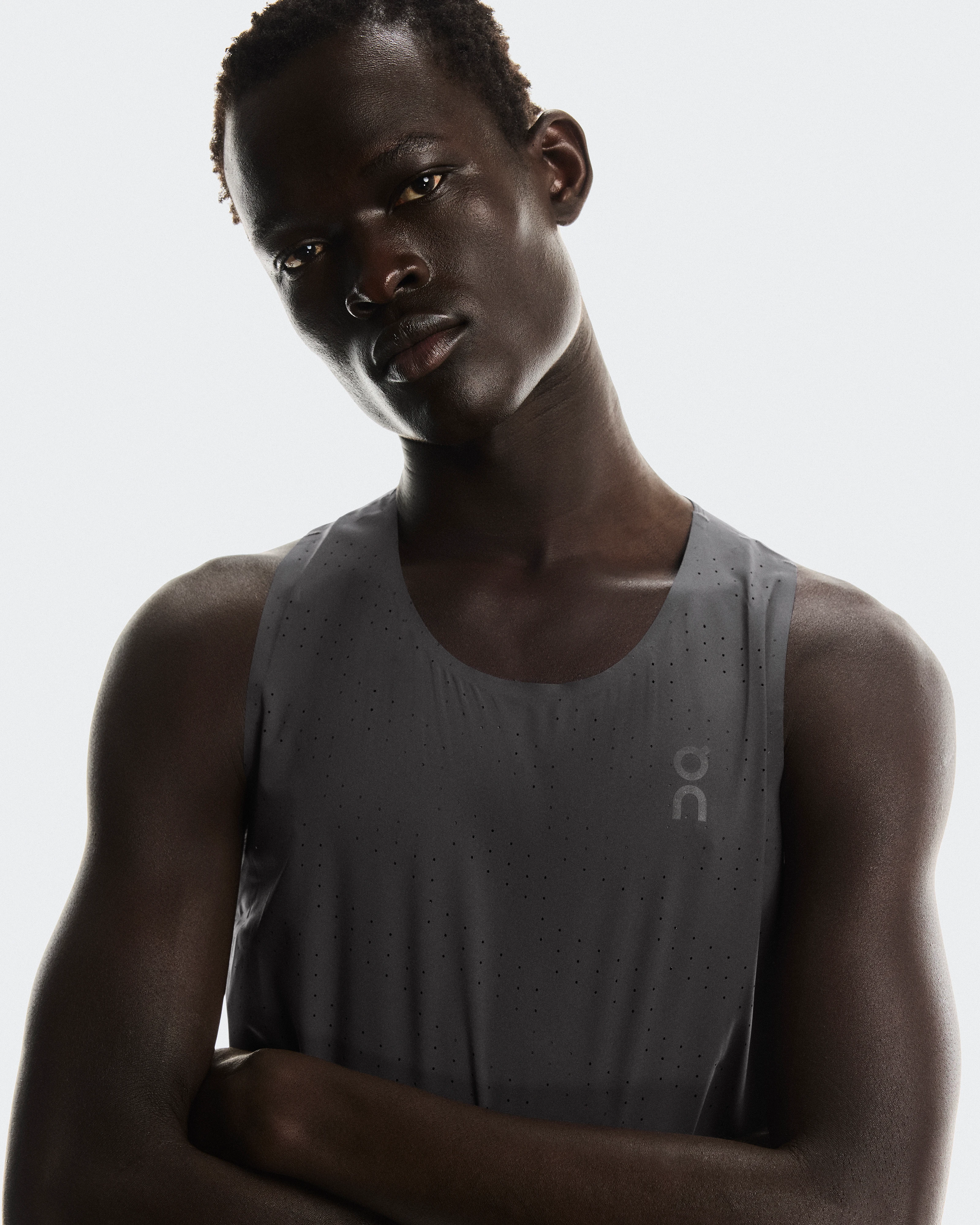 On Race Singlet Iron Men Tops and t-shirts