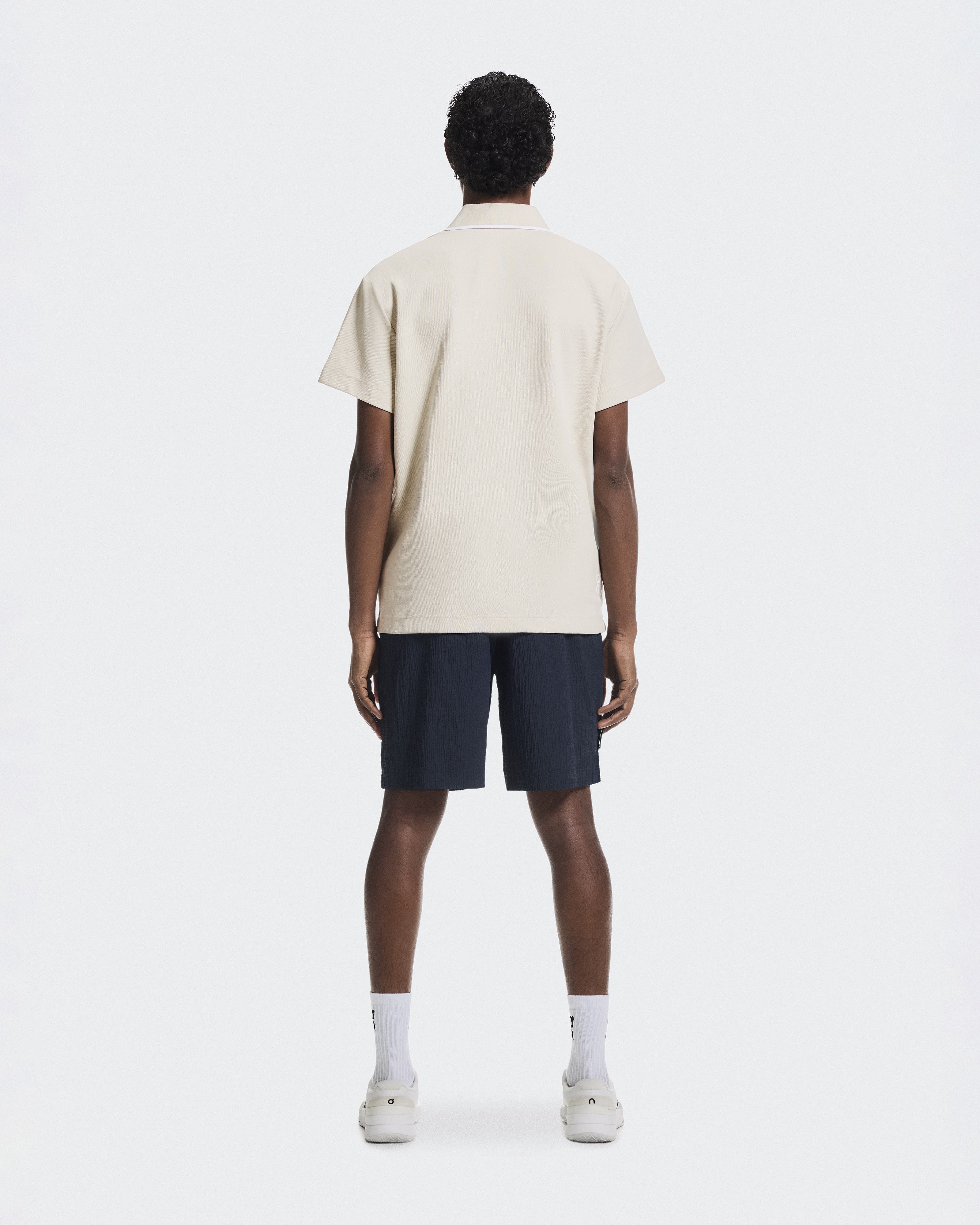 Men's Courtside Polo | Sand & White | On United States