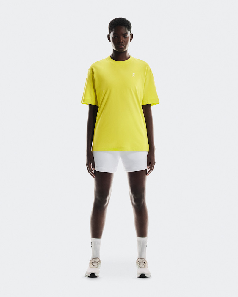 On Women's Club-T Short-Sleeve Shirt in Lime, Size: Large