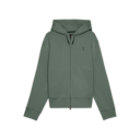 Focus Tech Zip Hoodie in Olive
