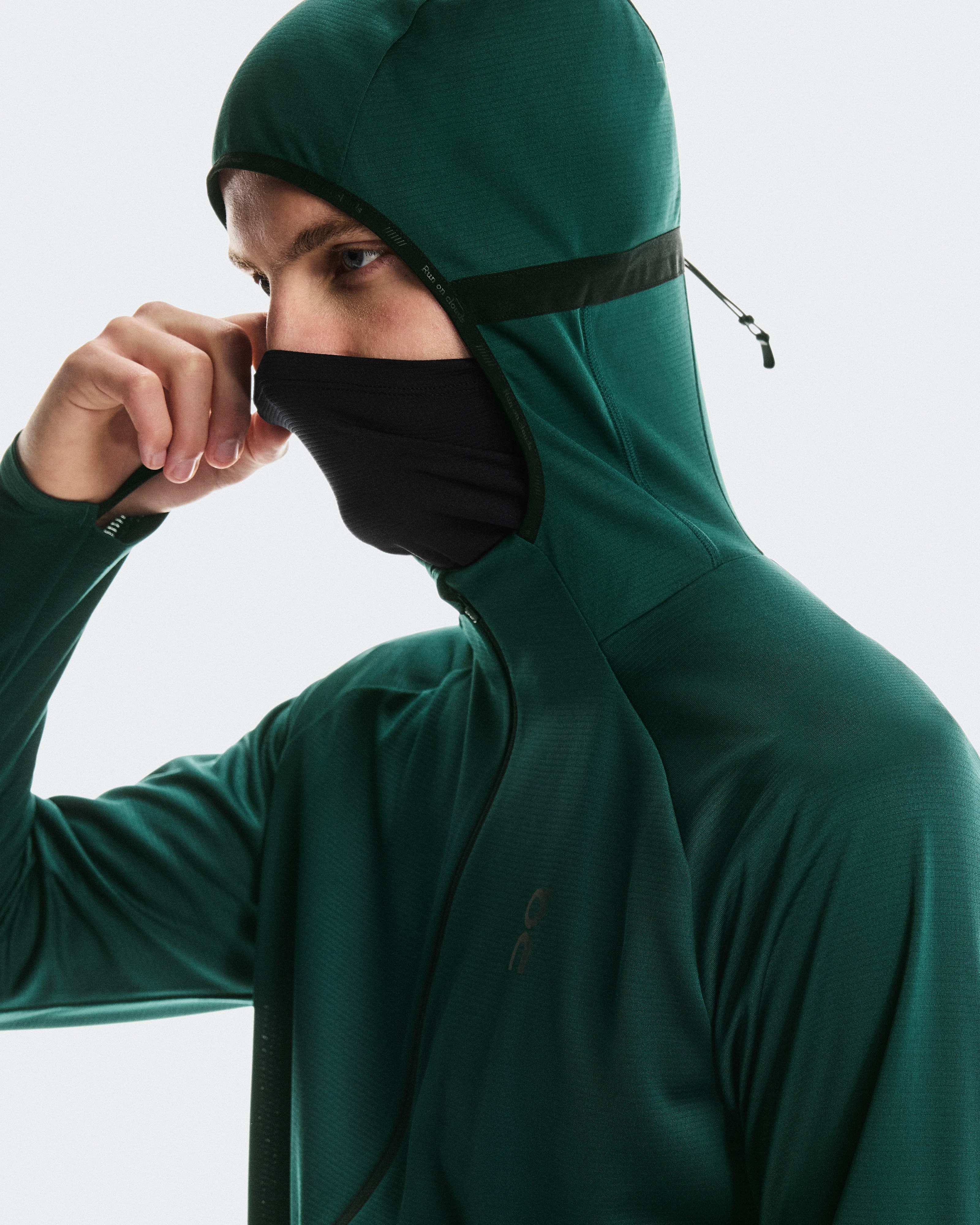On Climate Zip Hoodie Spirulina Men Hoodies and sweatshirts