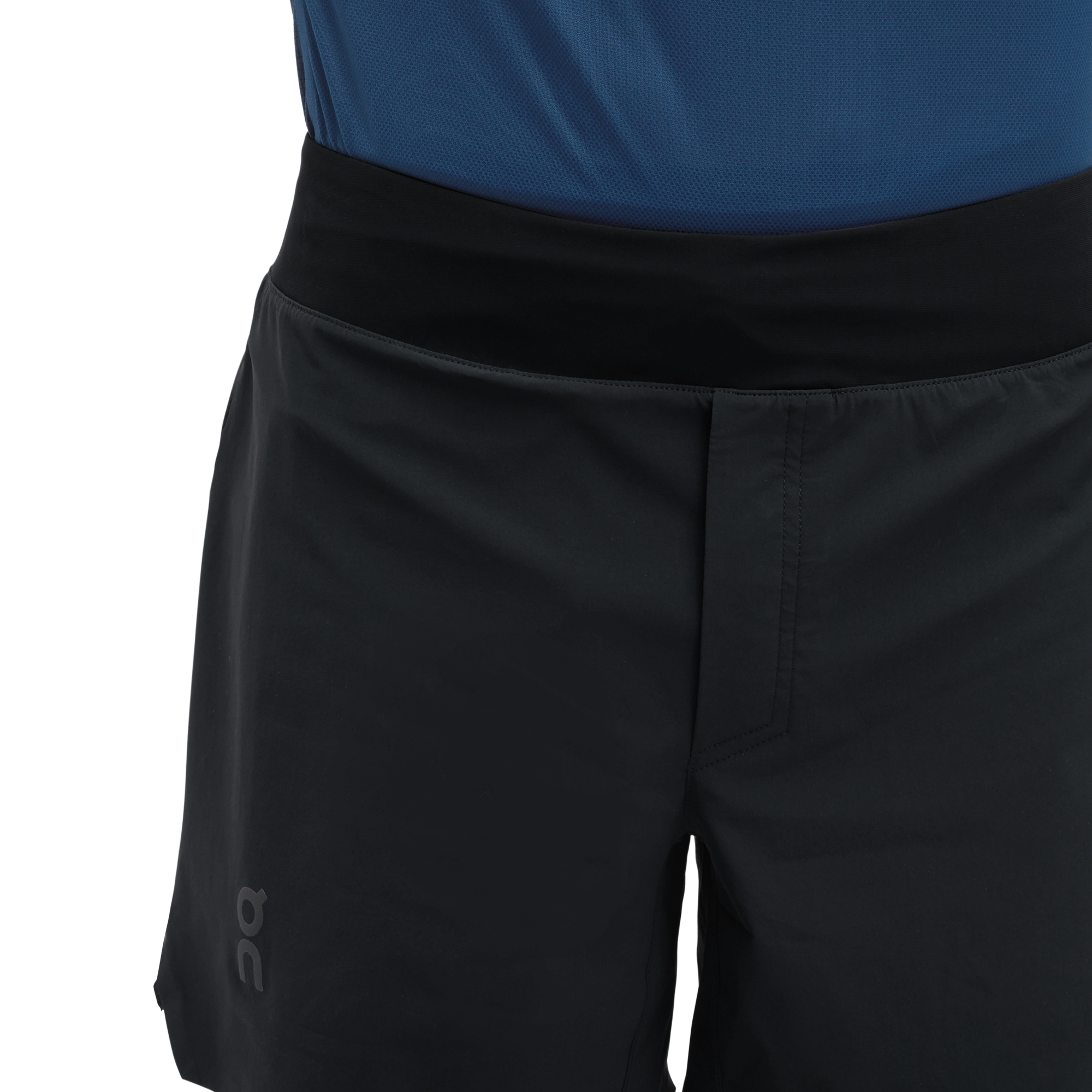 On Pantalones Cortos Running Hombre - 5 Inch Lightweight Shorts - Denim &  Black