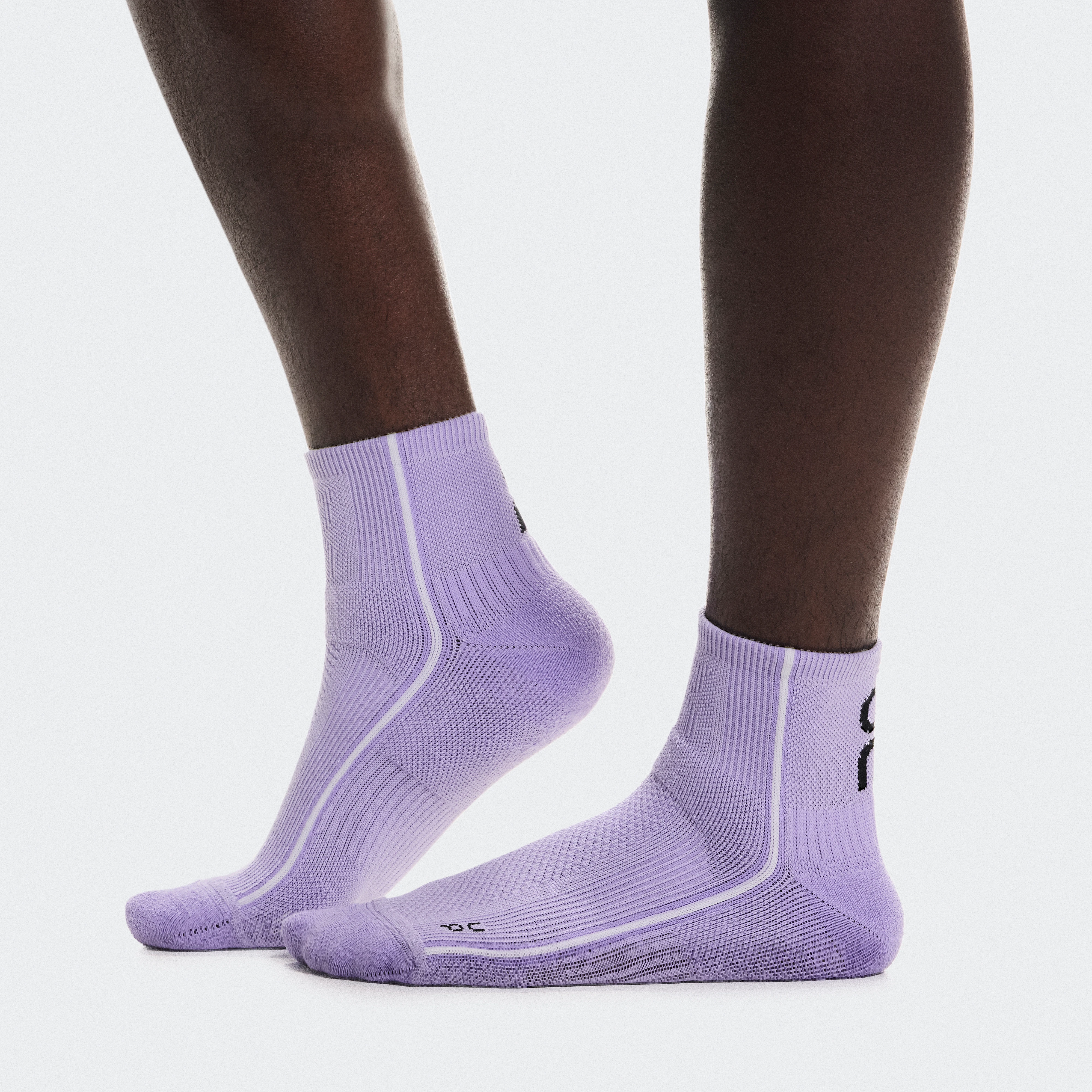 On Court Sock Mid Bloom & Ivory Unisex – Performance tennis, cushioned, breathable Socks
