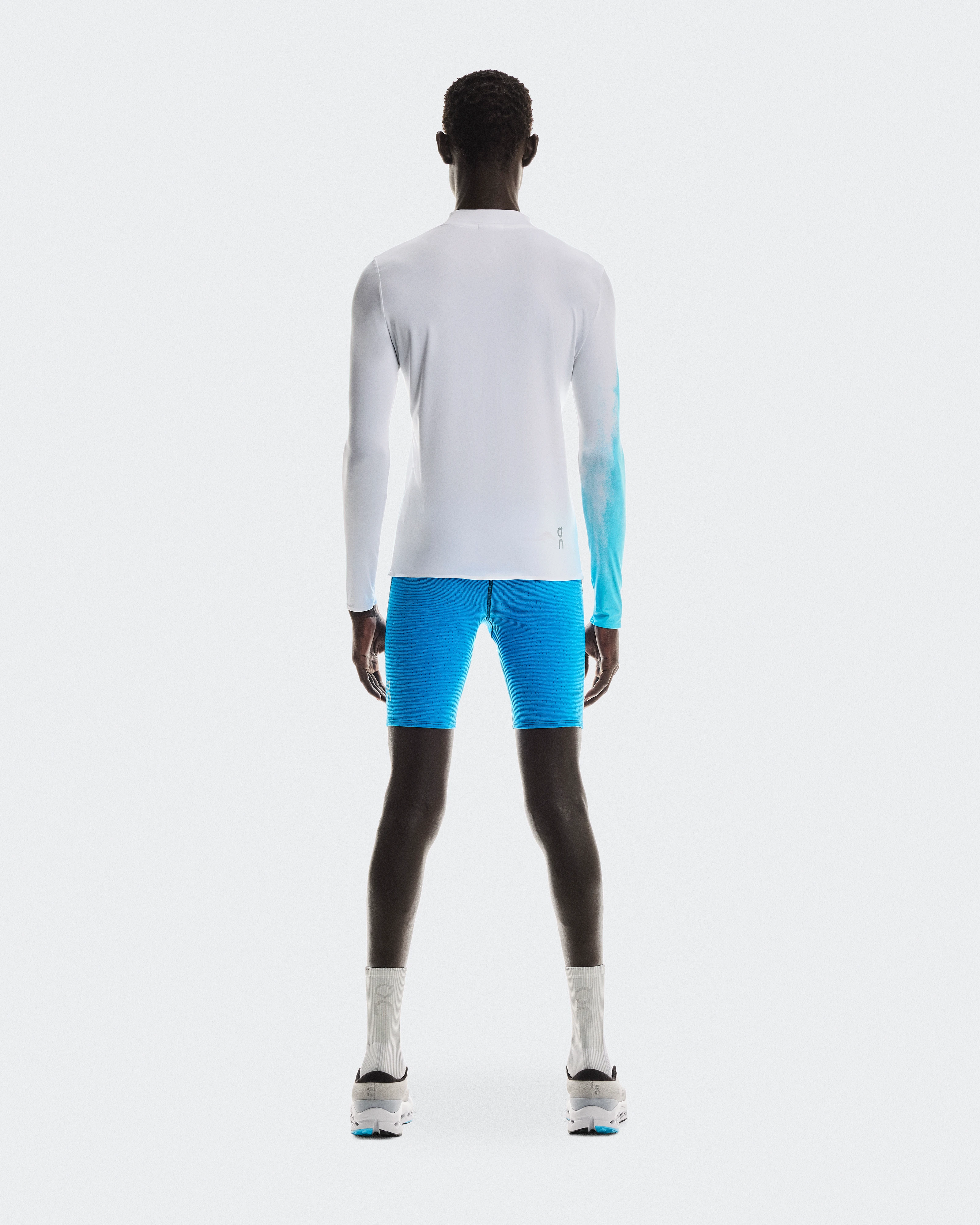 On Pace Long-T White & Horizon Men Tops and t-shirts
