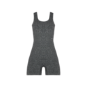 Studio Knit Bodysuit in Graphite Heather