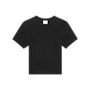 All-Day Ribbed T-Shirt in Black