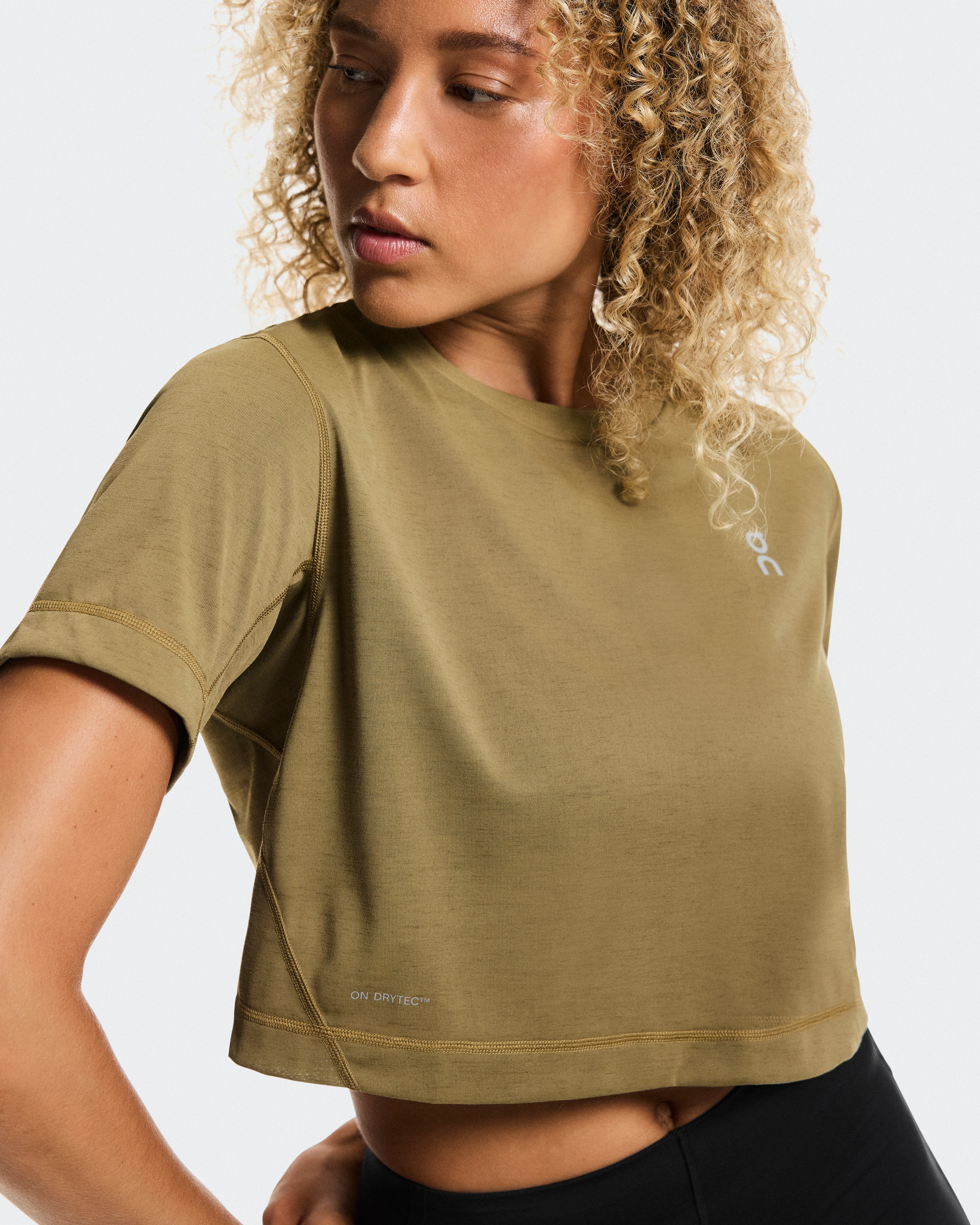 On Train-T Crop Nutmeg Women Tops and t-shirts