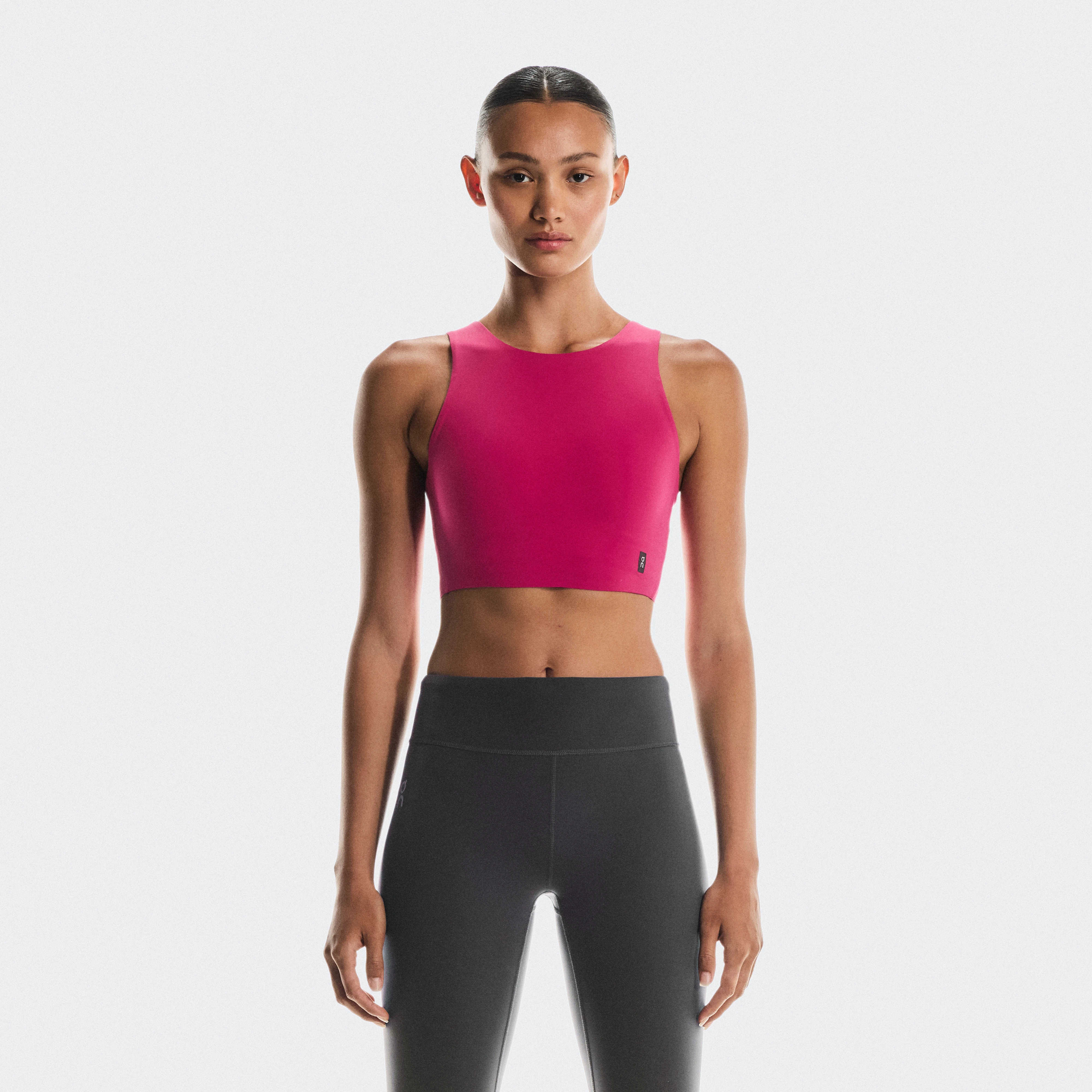 On Core 2-in-1 Crop Pink Women Women – Mixed sports, versatile, added support Tops and t-shirts