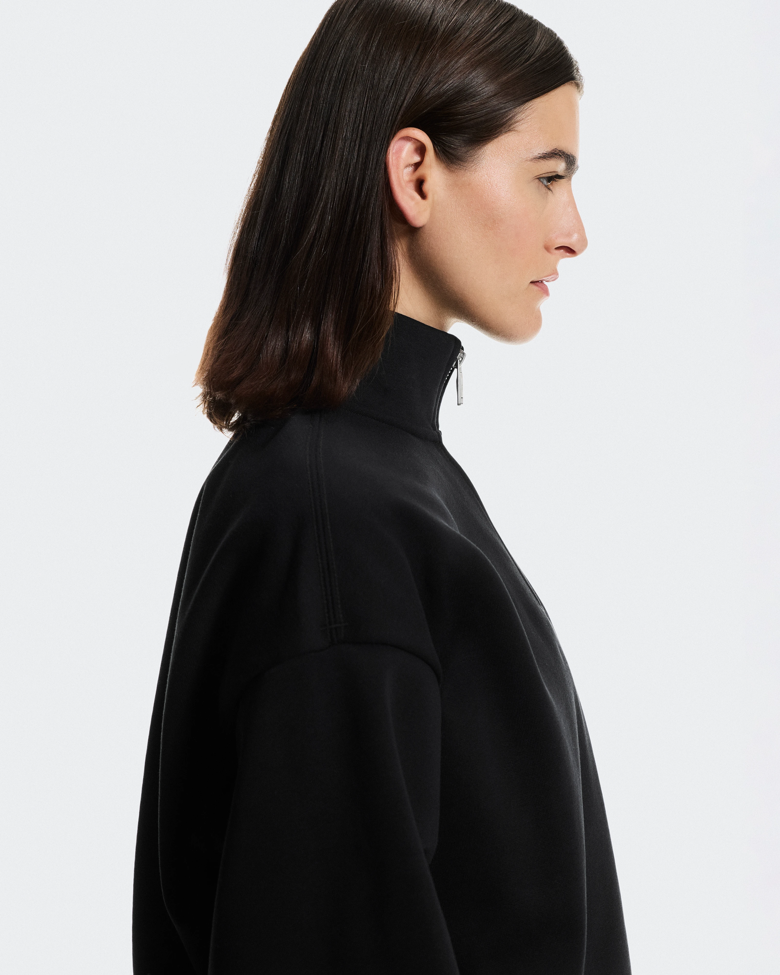 On Club Collective 1/4 Zip Black Women Jackets