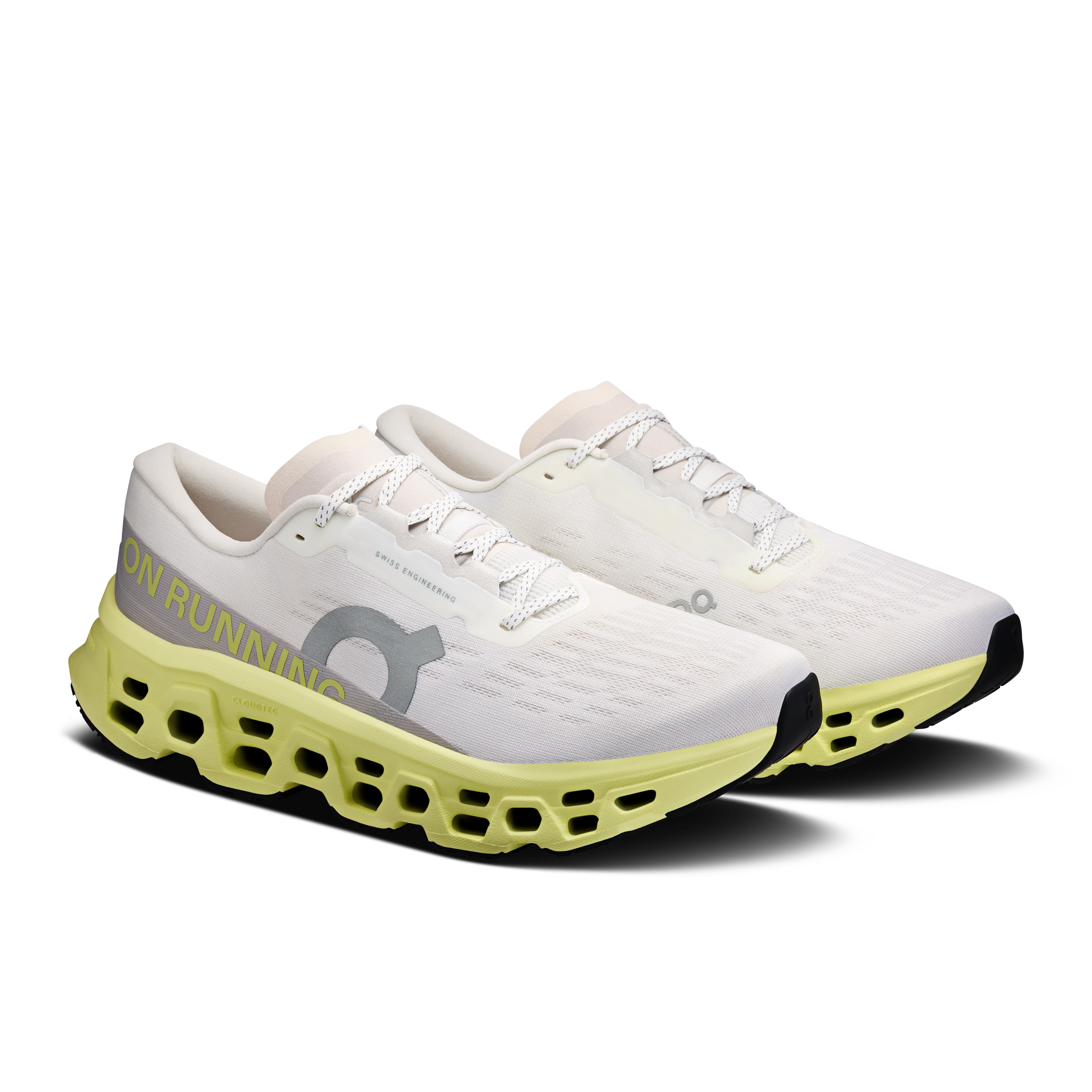 On Cloudmonster 3 Ivory & Limelight Men Road running Shoes