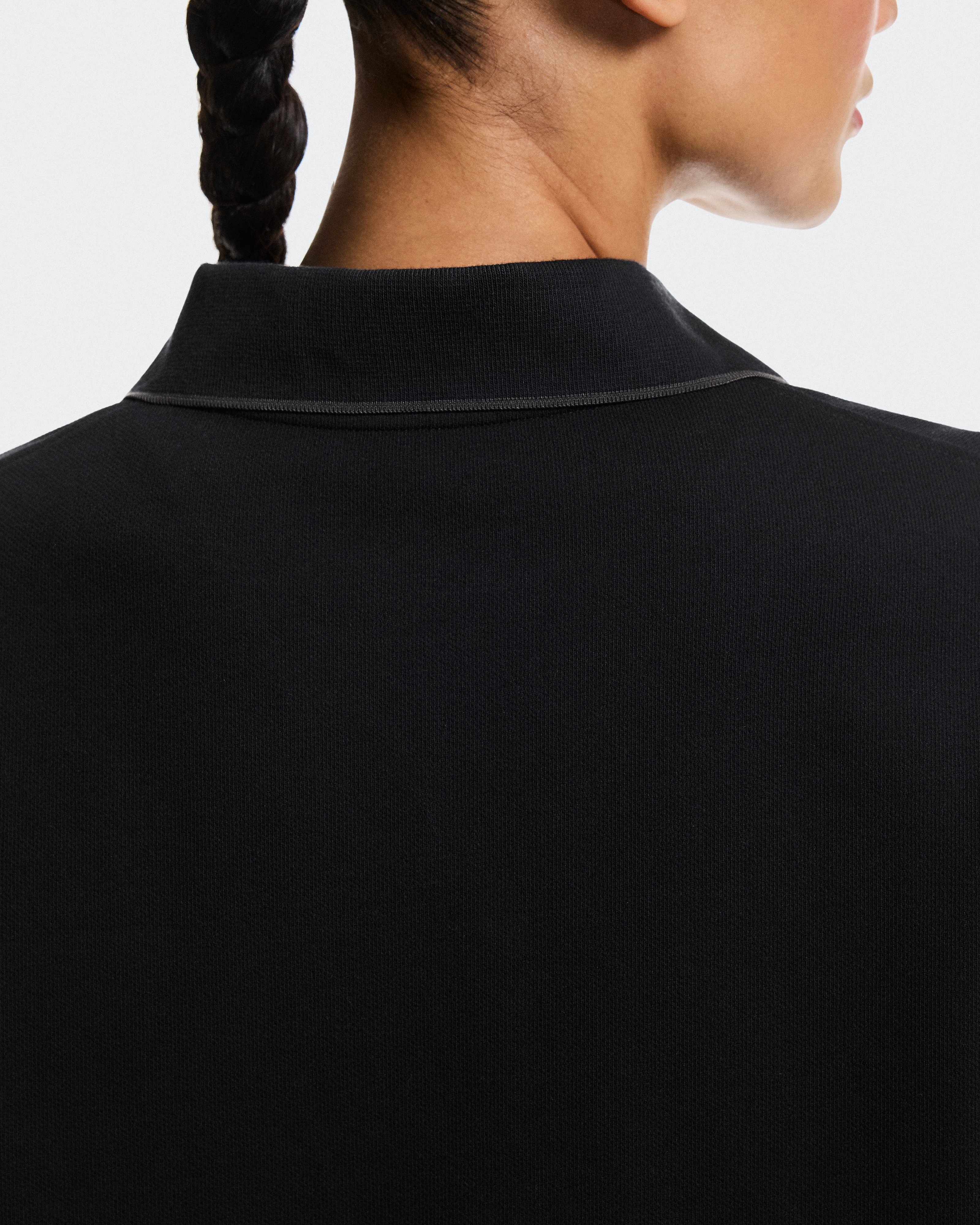 Courtside Poloنحيف / Black | Eclipse / L