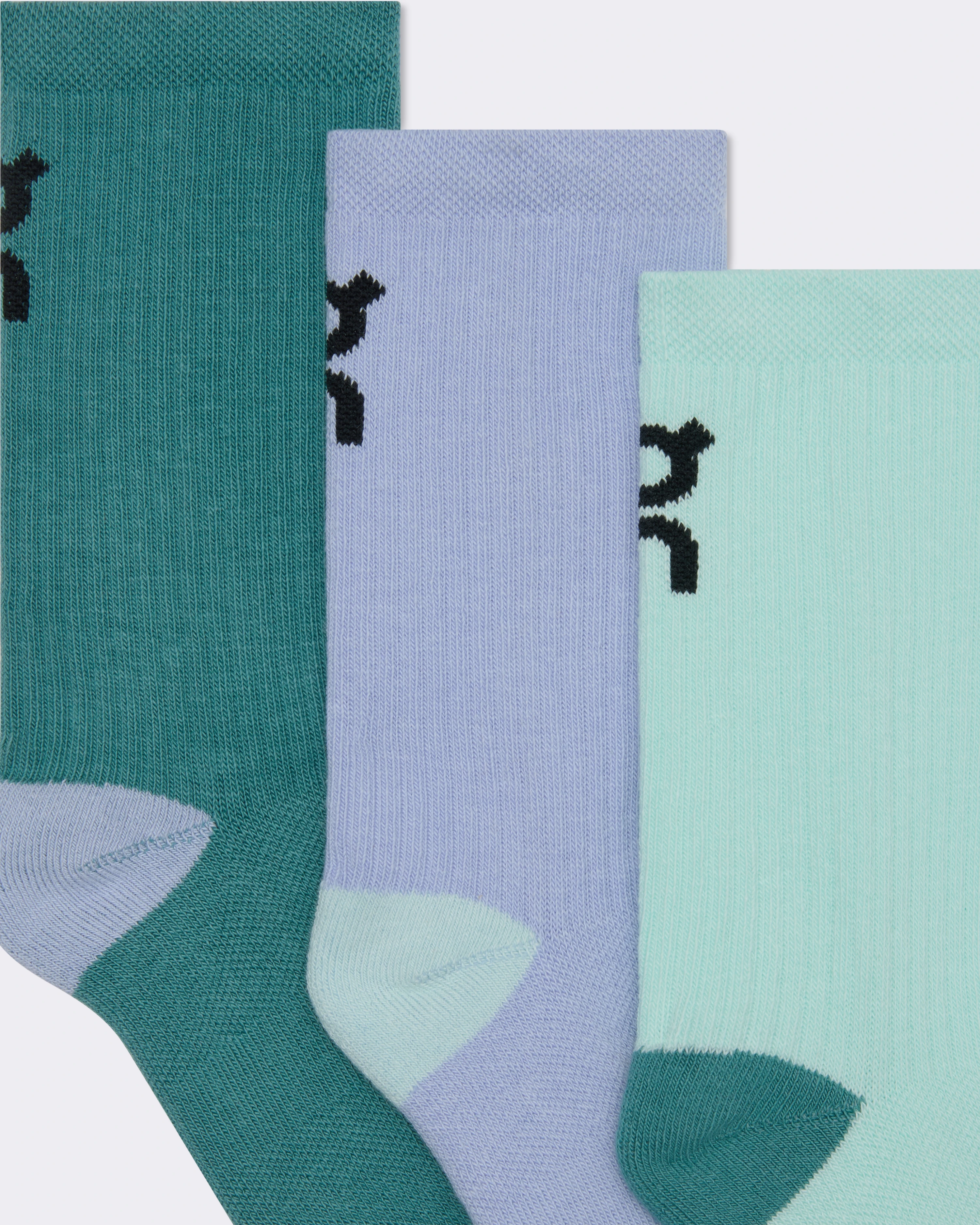 On Logo Sock High 3P Kids Celeste & Storm Kids Socks