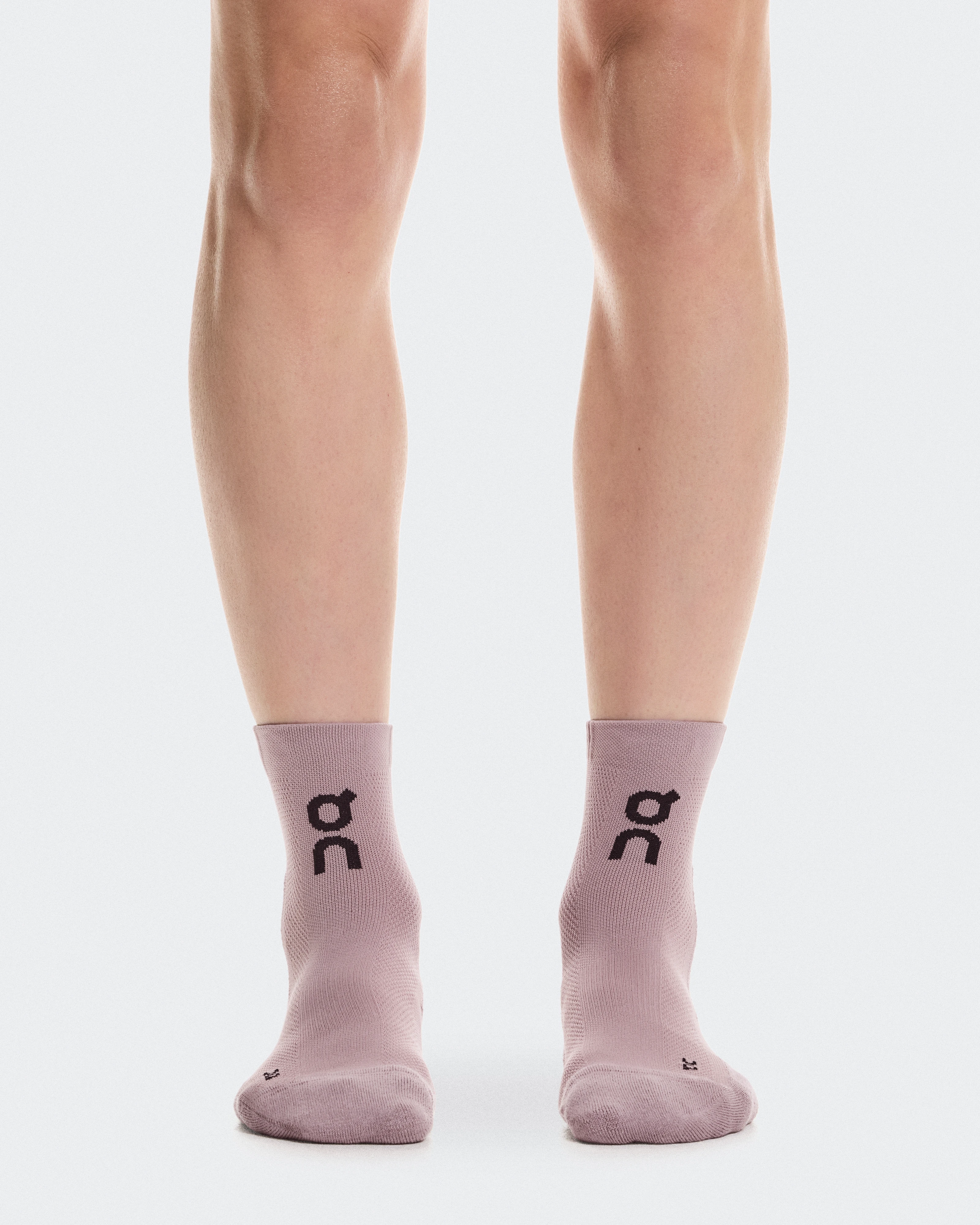 On Core Run Sock Mid 2P Sunstone & Heron Unisex Socks