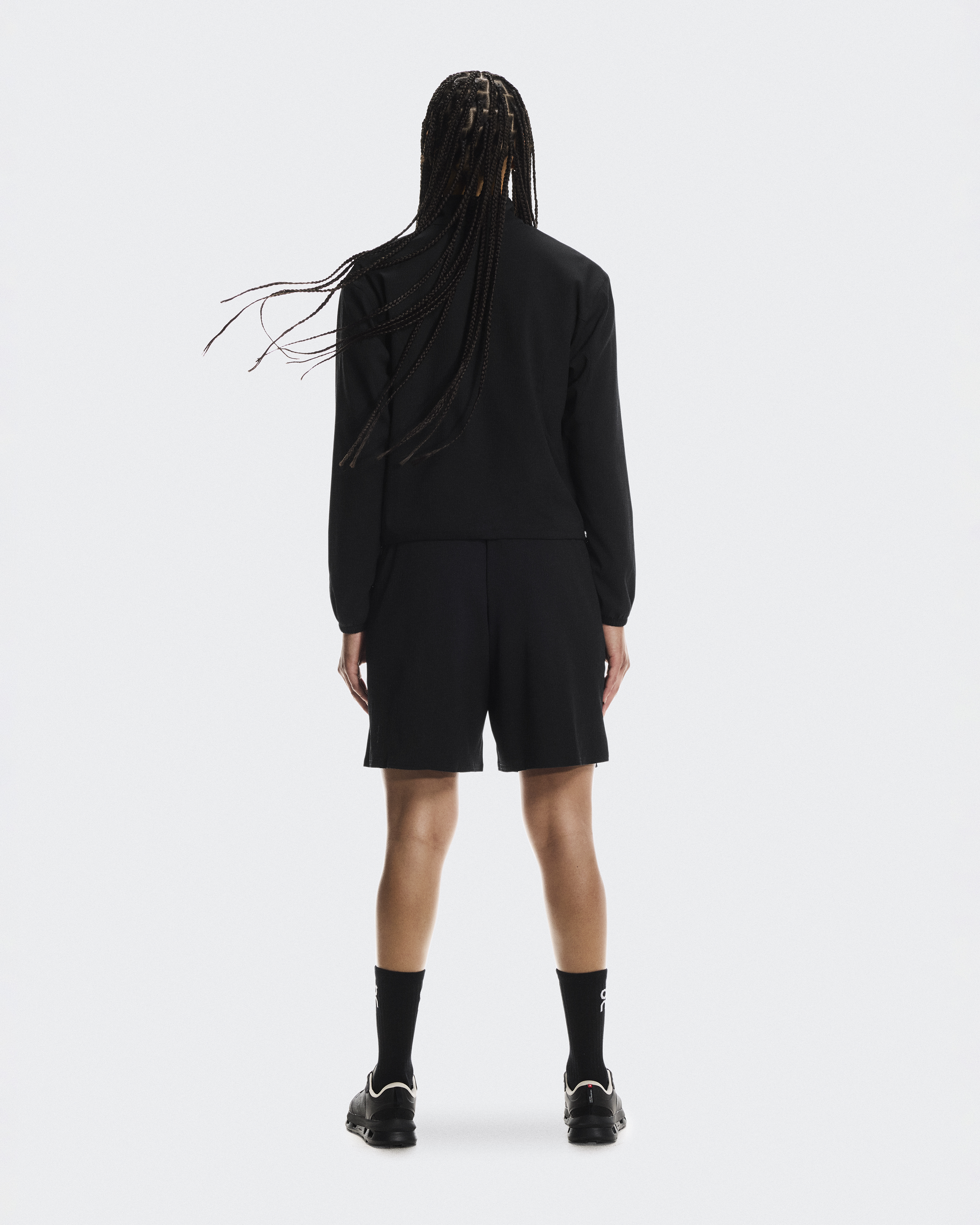 ☆NERDY☆ Women's Glossy Track Shorts Black Women's Track Shorts | Black | On Japan