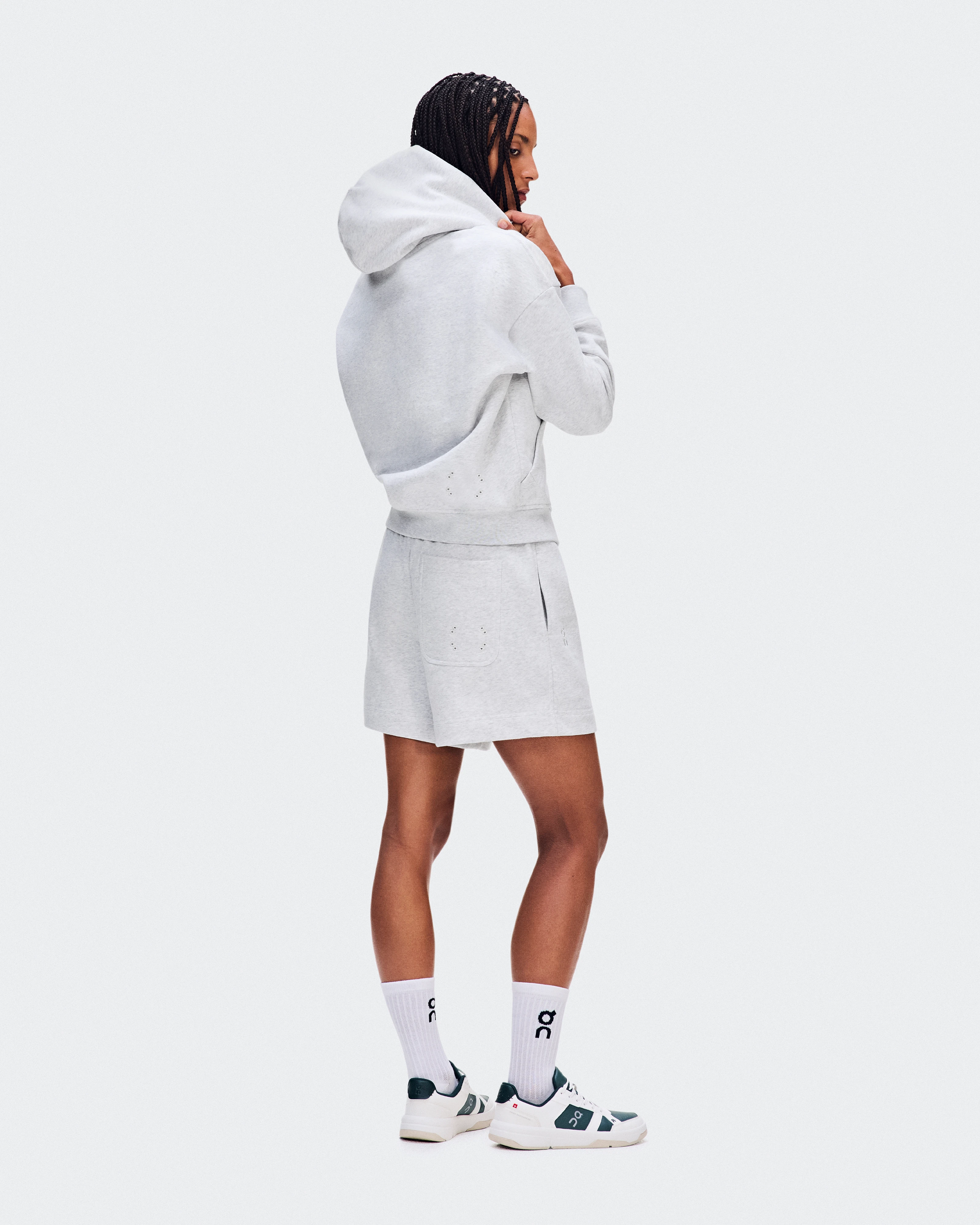 On Club Collective Full Zip Hoodie Crater ウィメンズ フーディ＆スウェットシャツ
