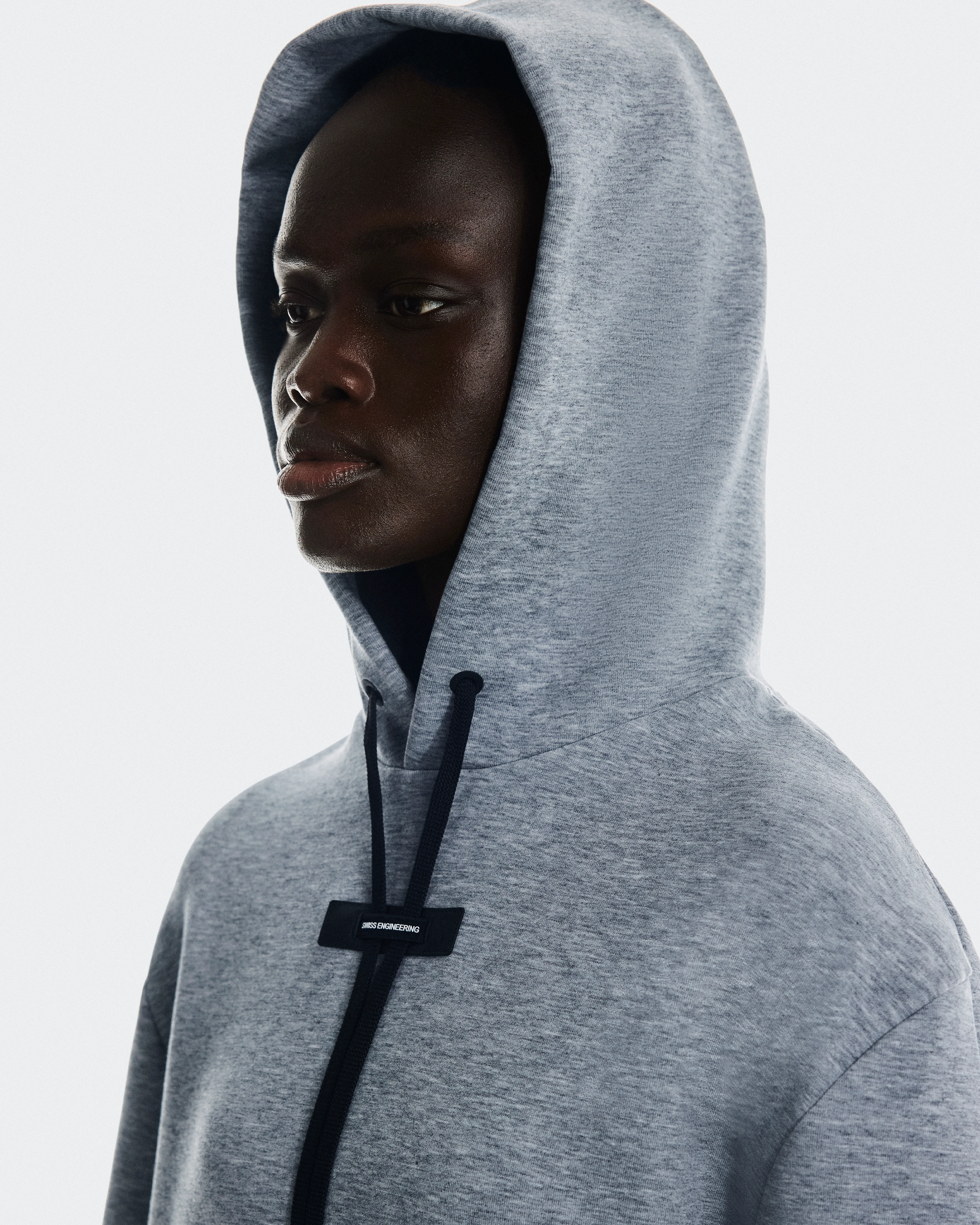 On Focus Tech Hoodie Basalt Women Hoodies and sweatshirts
