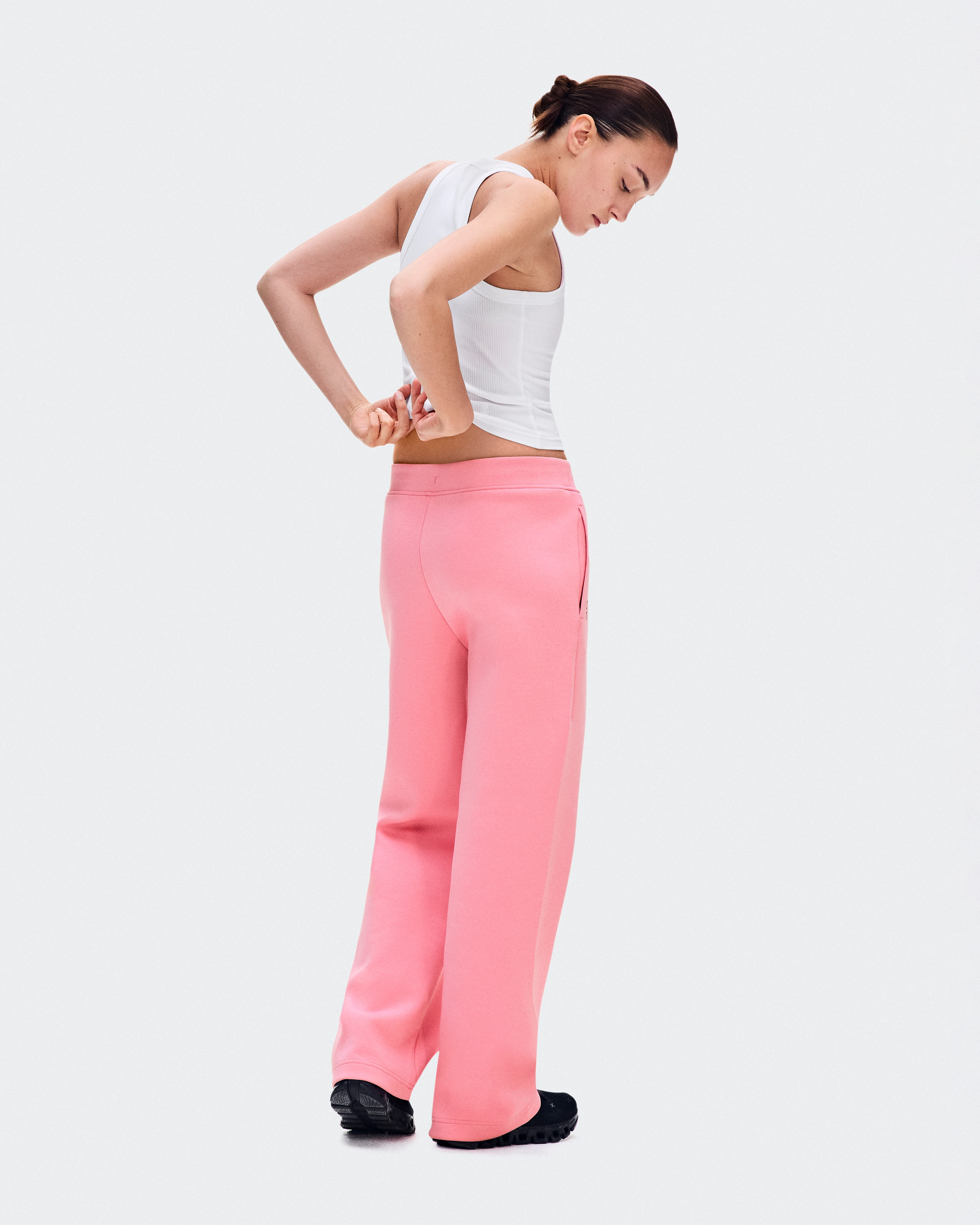 On Focus Tech Sweatpants Magnolia Donna Pantaloni