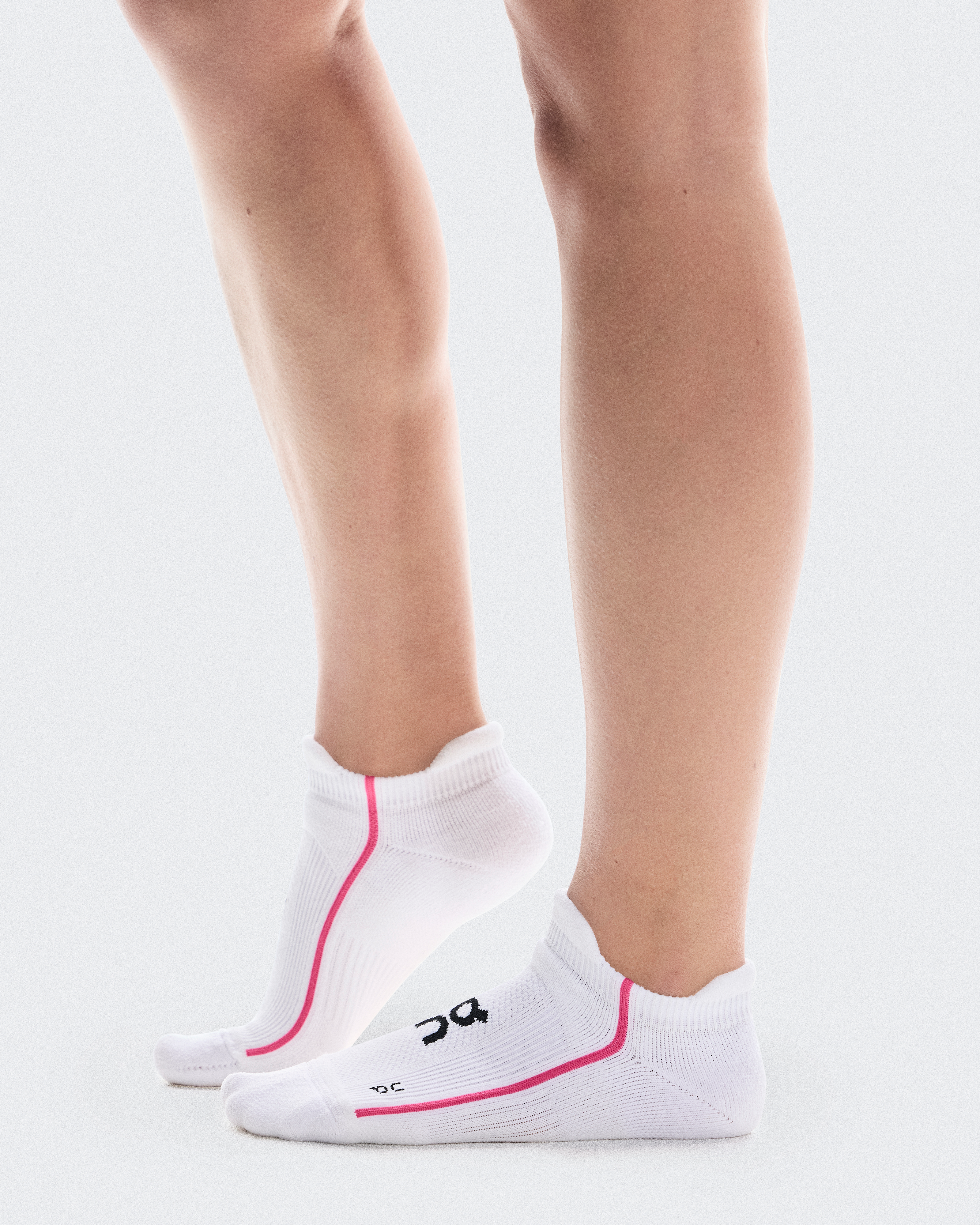 Court Sock LowUnisex / White | Pink / 38-40