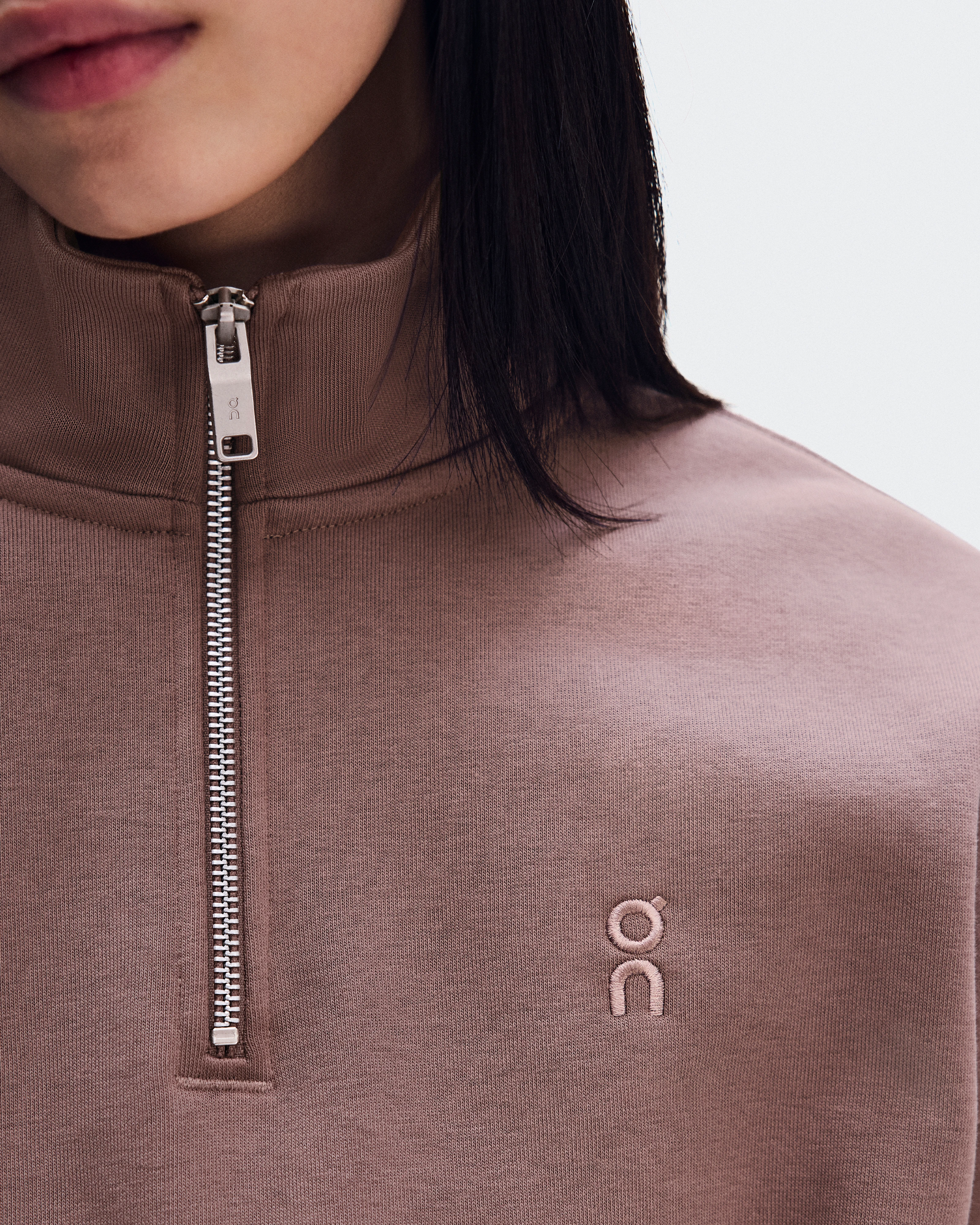 On Club Collective 1/4 Zip Clove Women Hoodies and sweatshirts