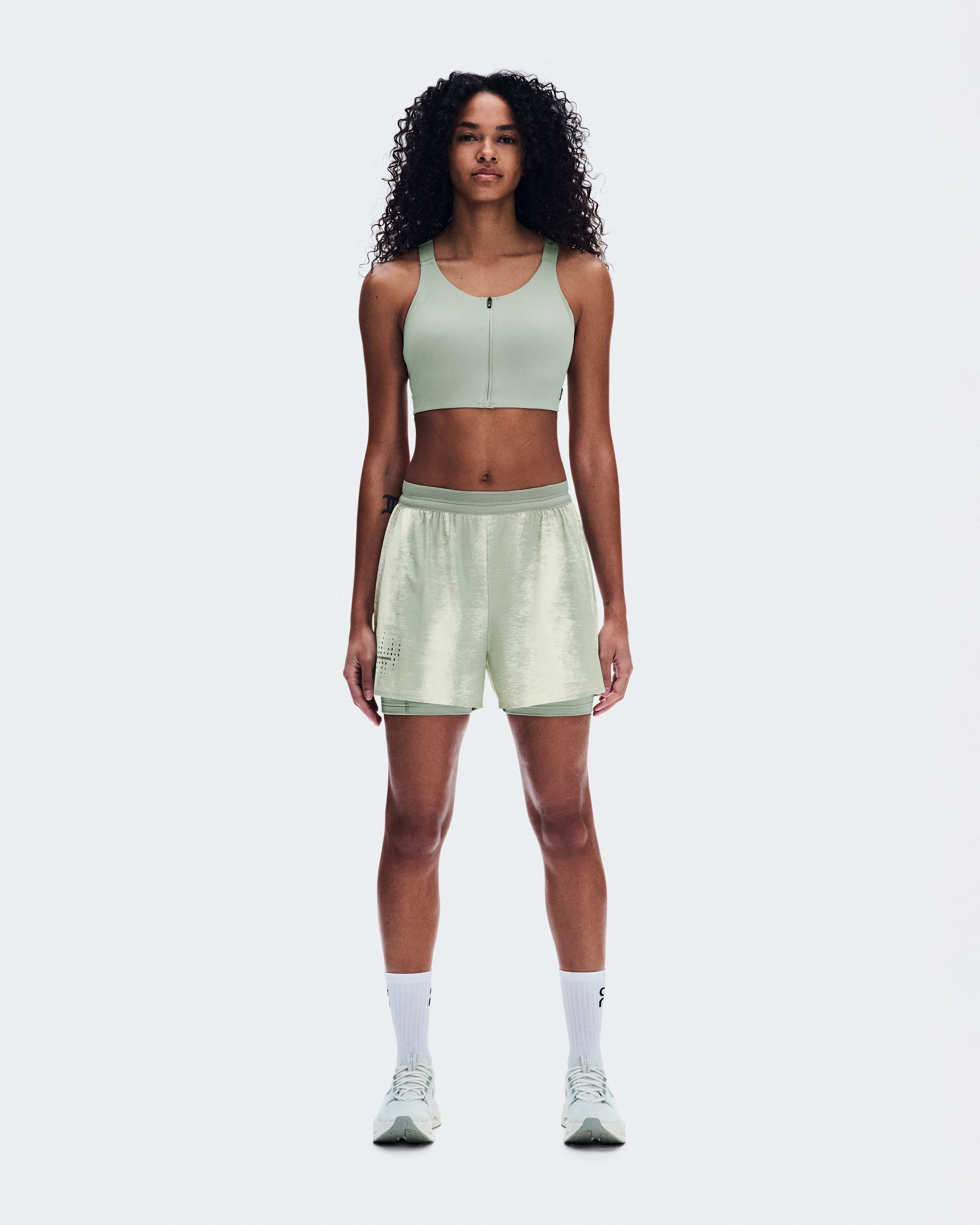 On Performance Shorts Terra Seedling & Tin Women Shorts