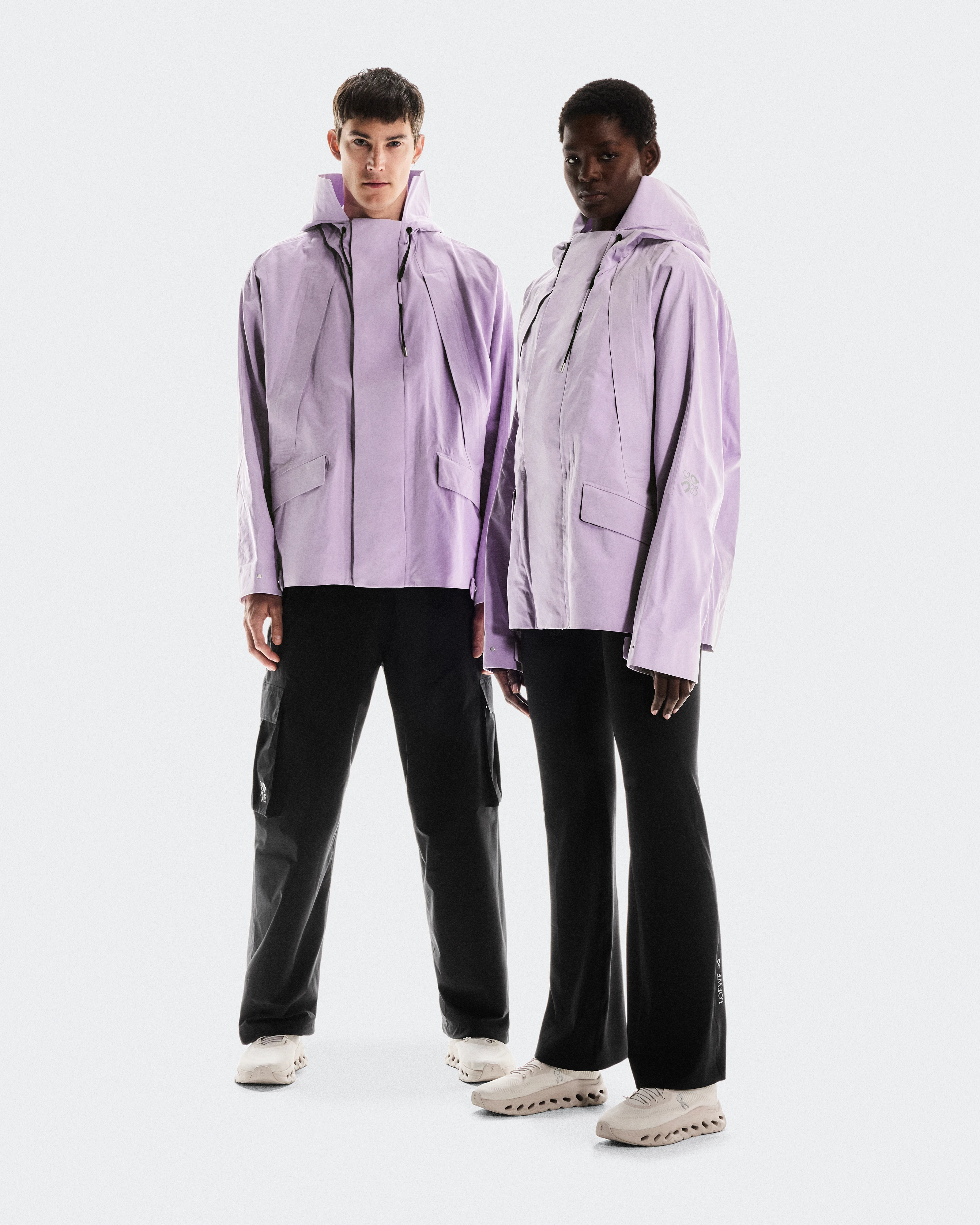 On Short Parka LOEWE Lilac Unisex Jackets