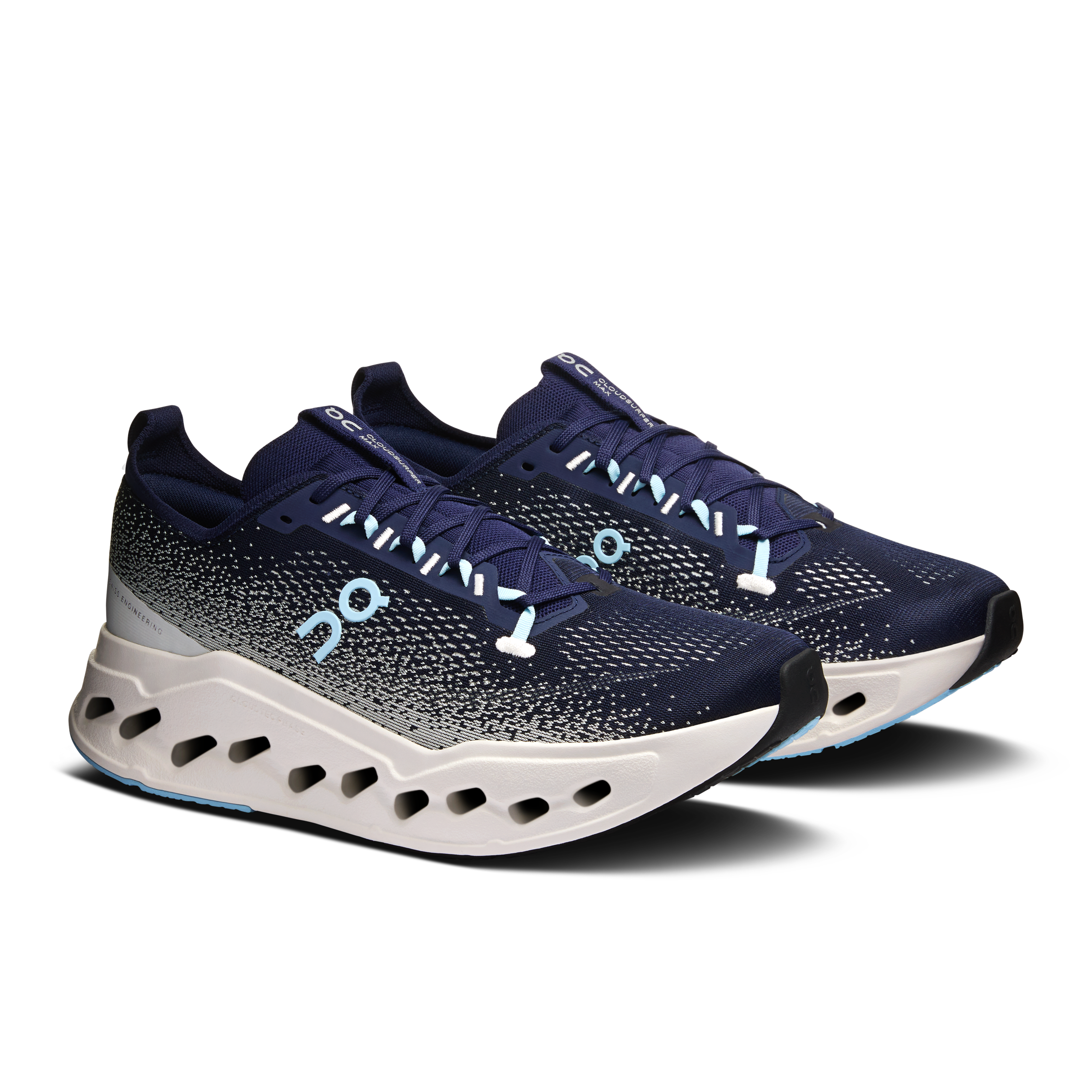 On Cloudsurfer Max Wide Midnight & Ivory Men Road running Shoes
