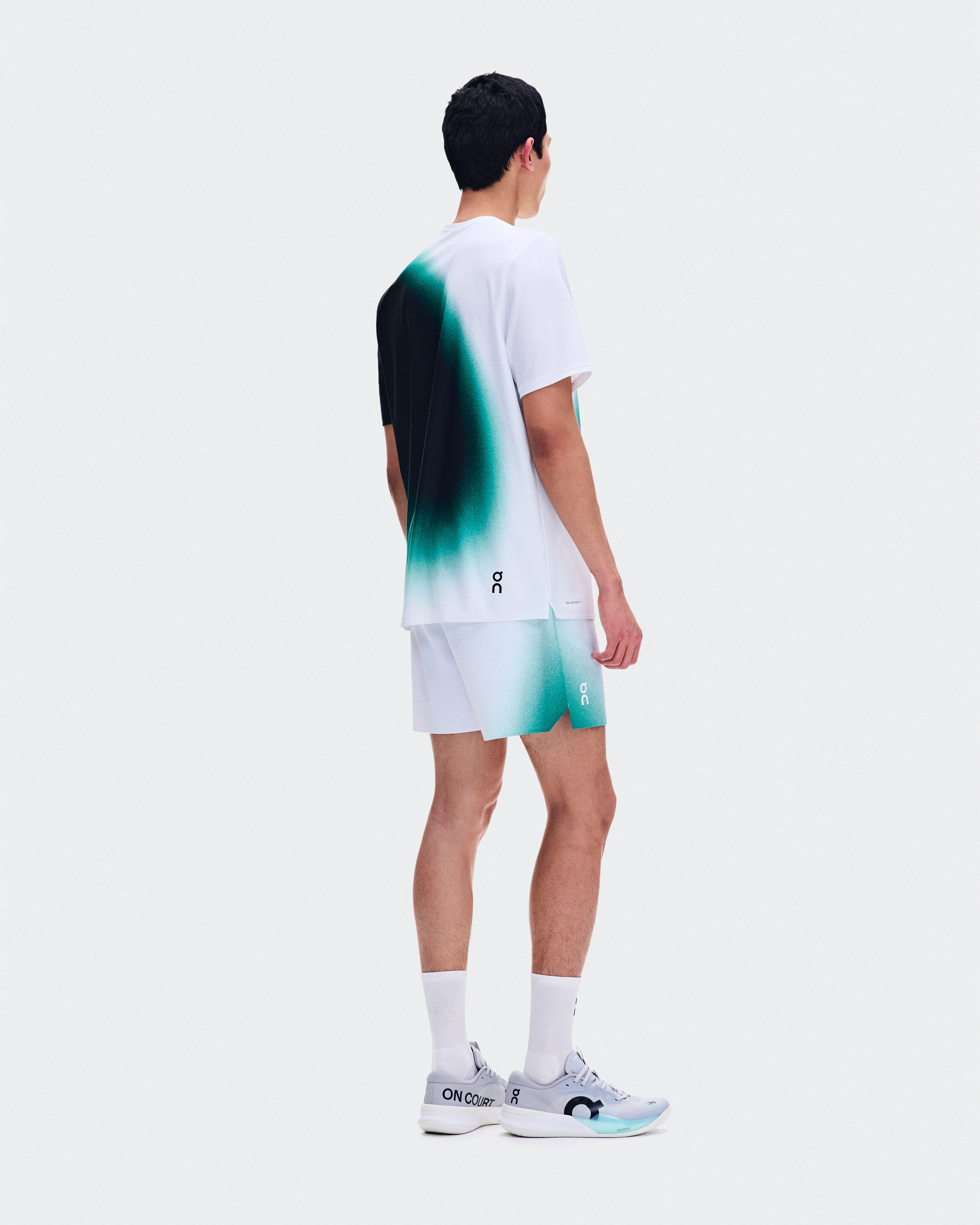 On 5" Court Shorts Swing White & Neem Men Shorts