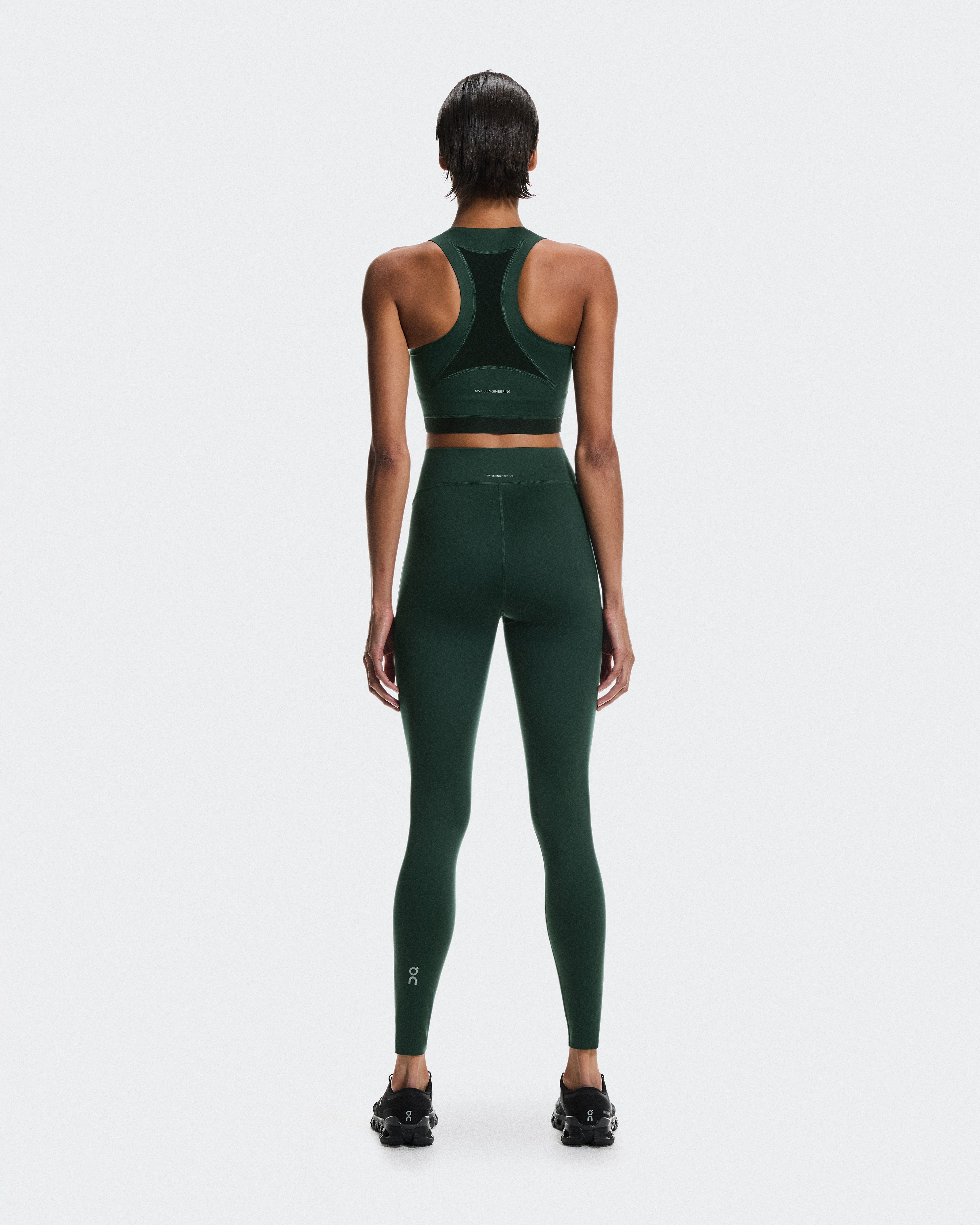 On Train 2-in-1 Crop Obsidian Women Tops and t-shirts