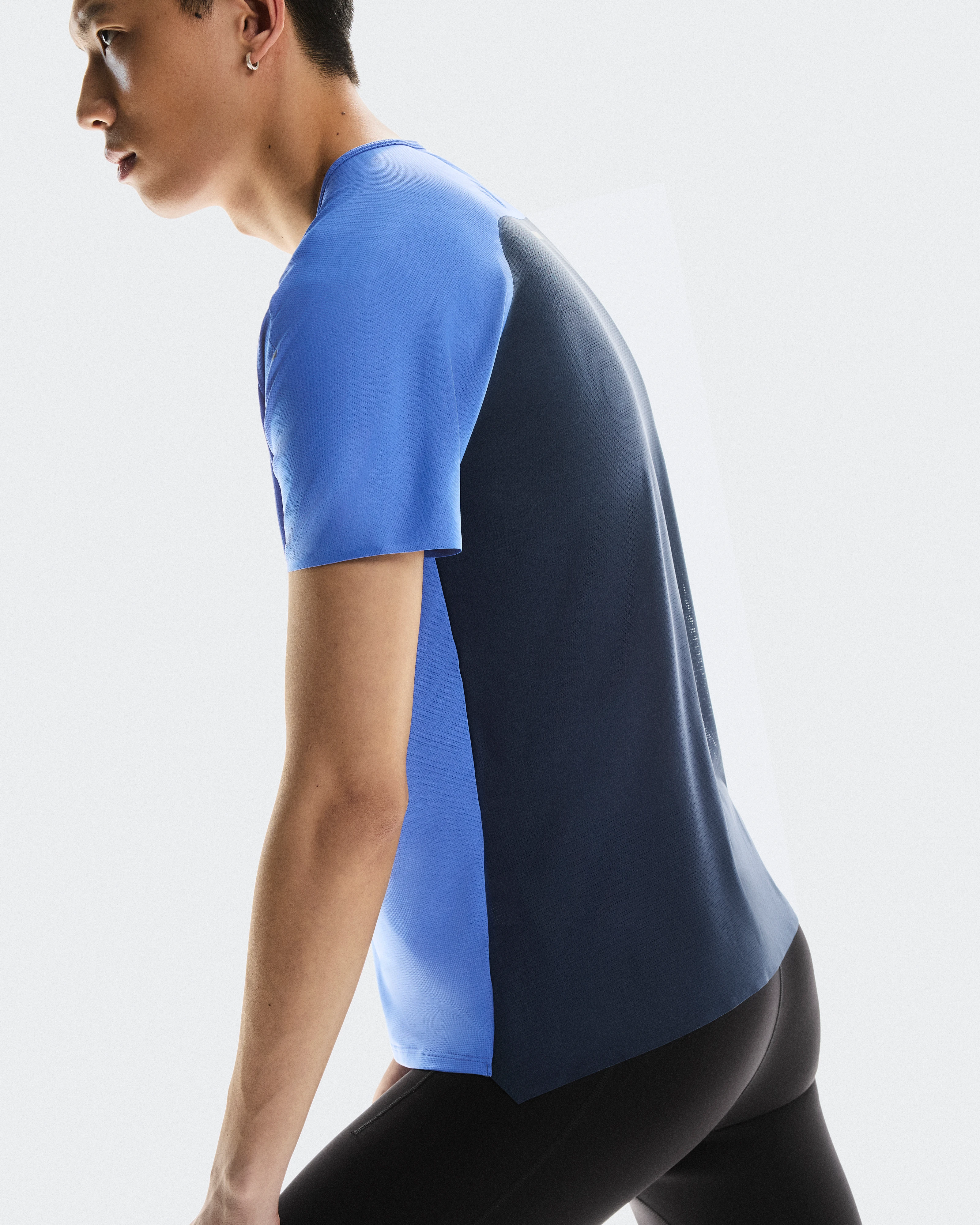 On Performance-T Zaffre & Navy Men Tops and t-shirts