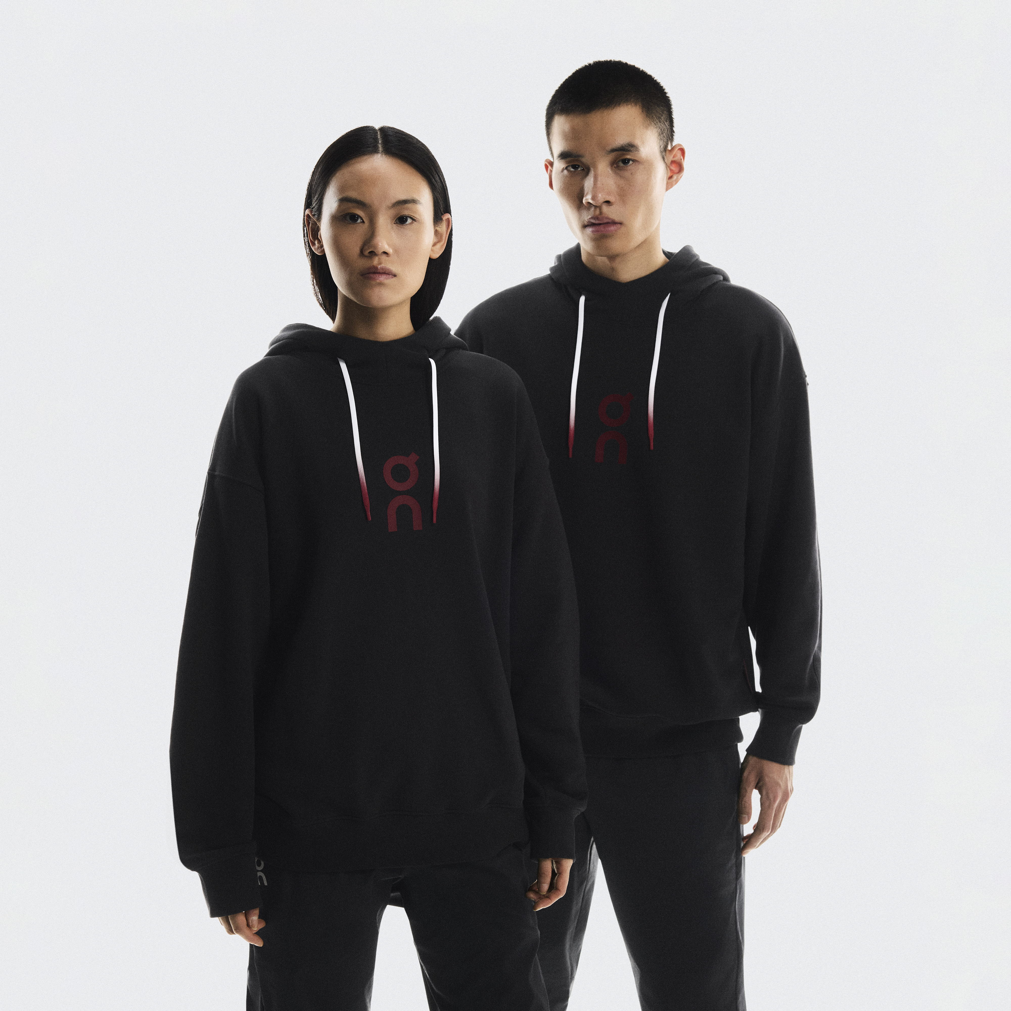 Graphic Club Hoodie in Black