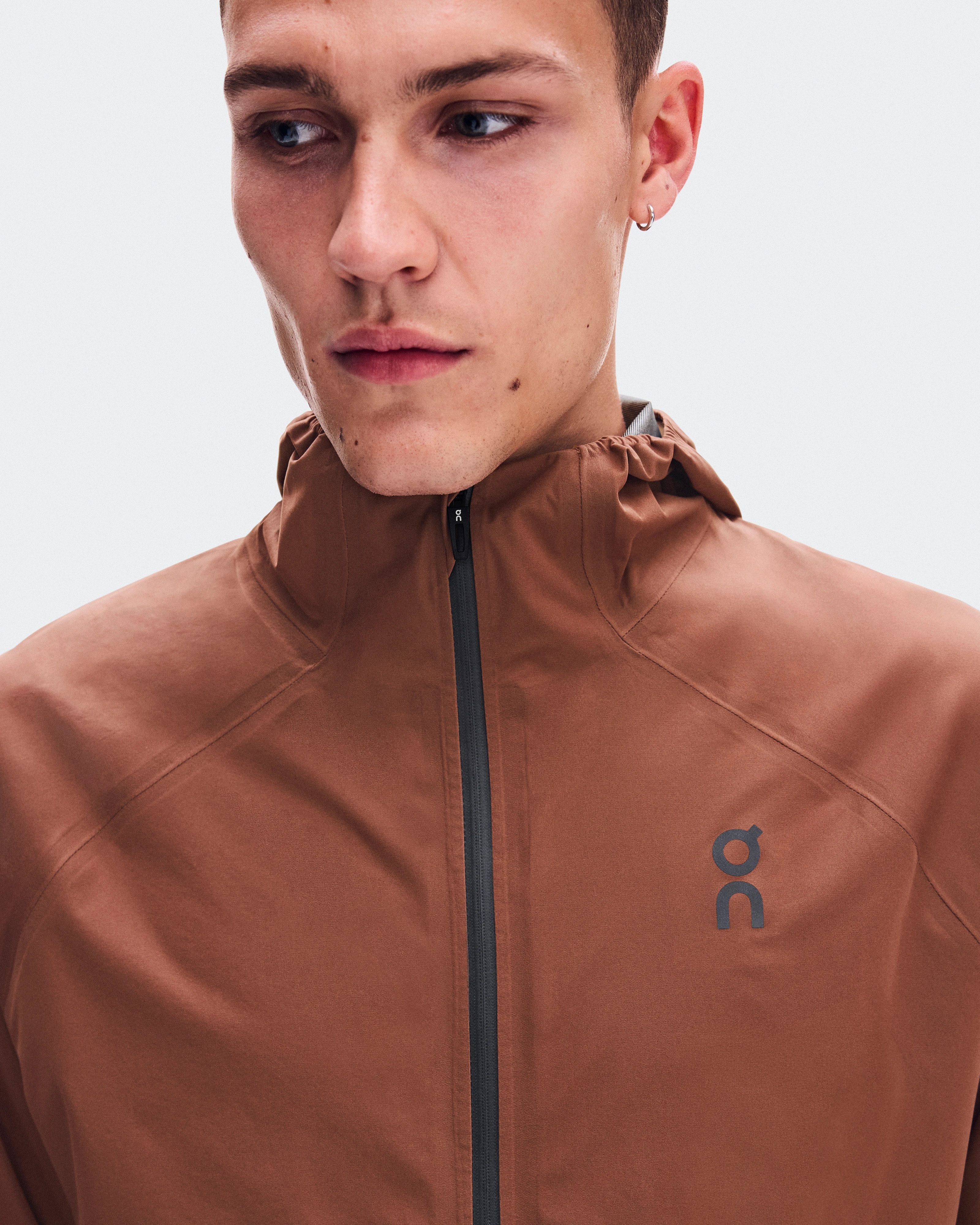 On Performance Jacket Waterproof Acorn Hombre – Road running Chaquetas