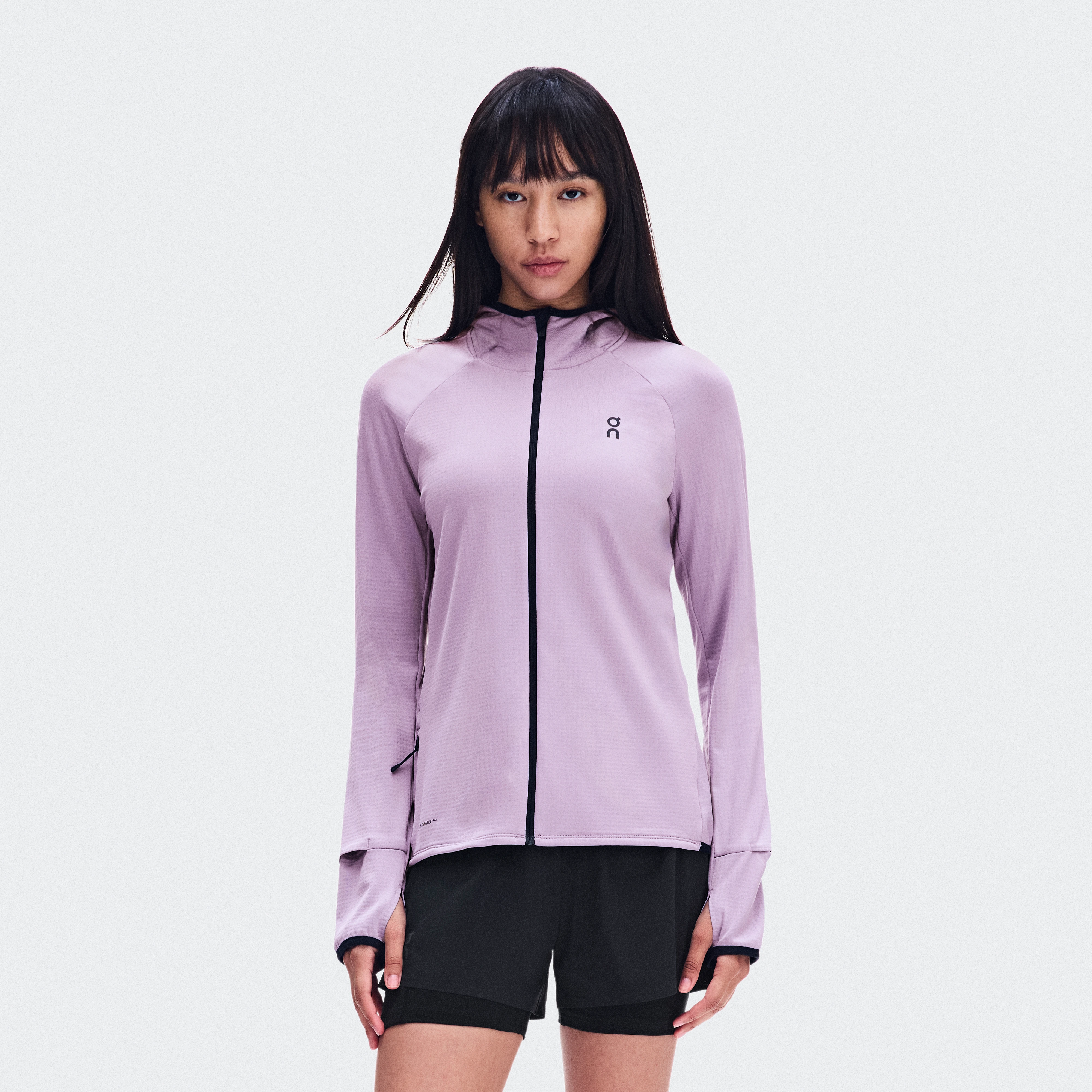 On Climate Zip Hoodie Mallow Women – Cool weather running Hoodies and sweatshirts