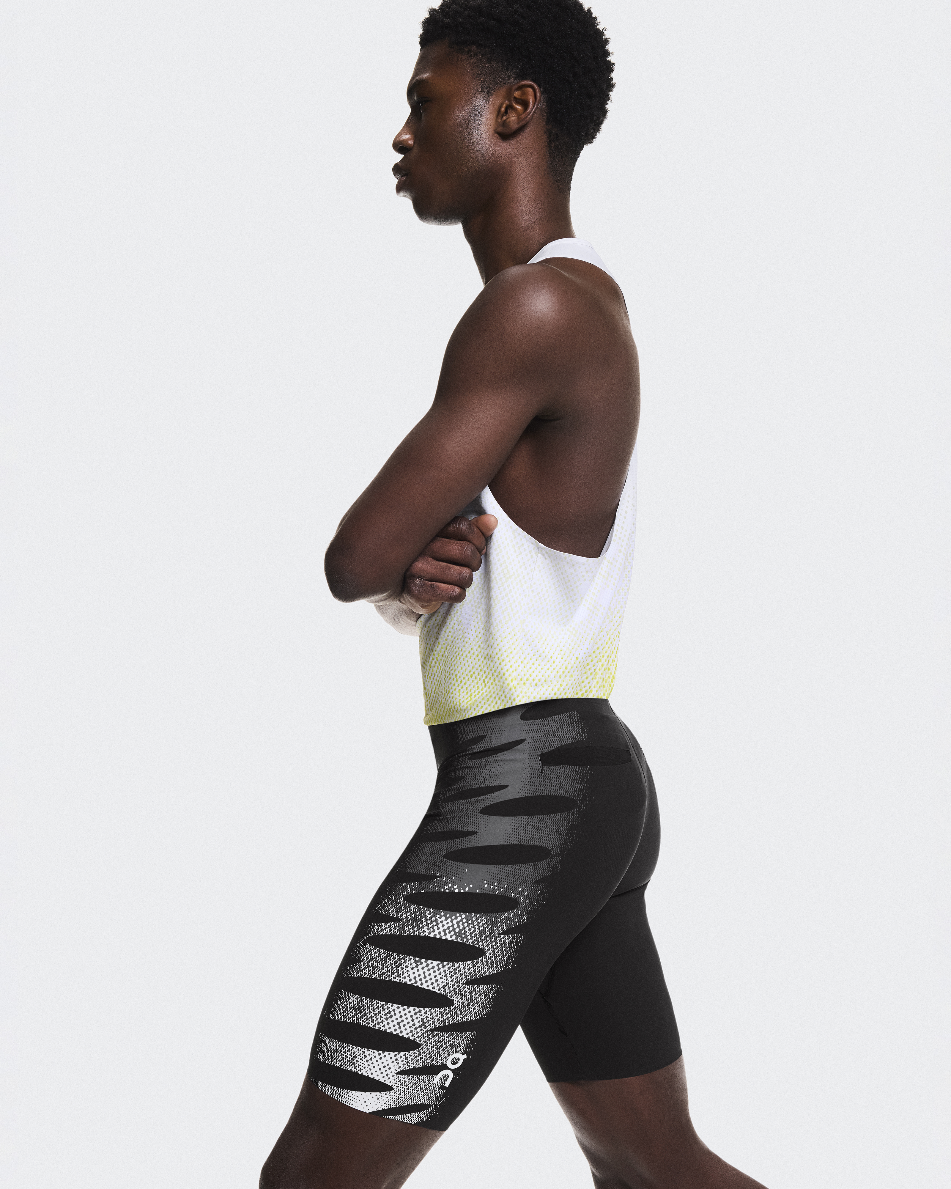 メンズ Zero Half Tights | グレー & ホワイト | On 日本