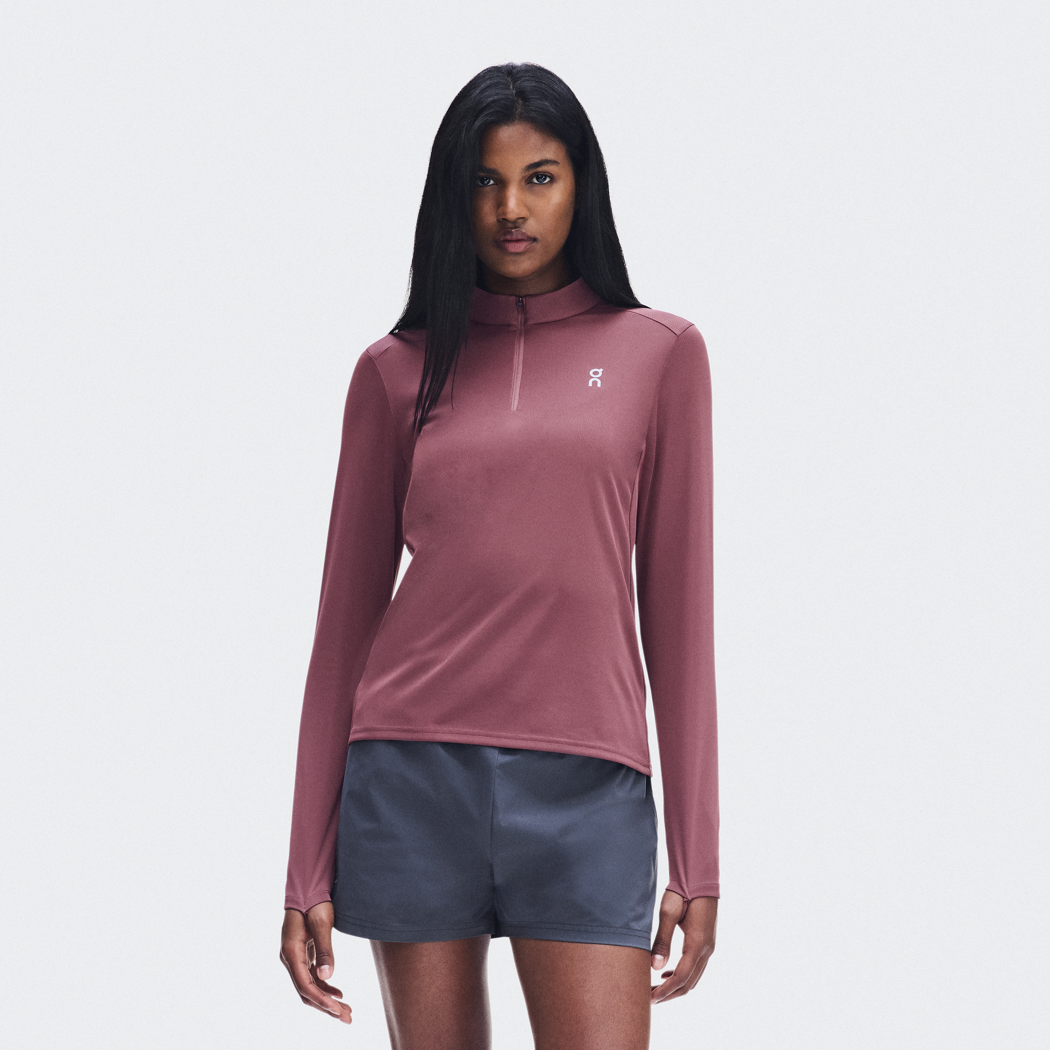 Core 1/4 Zip Jacket in Barberry