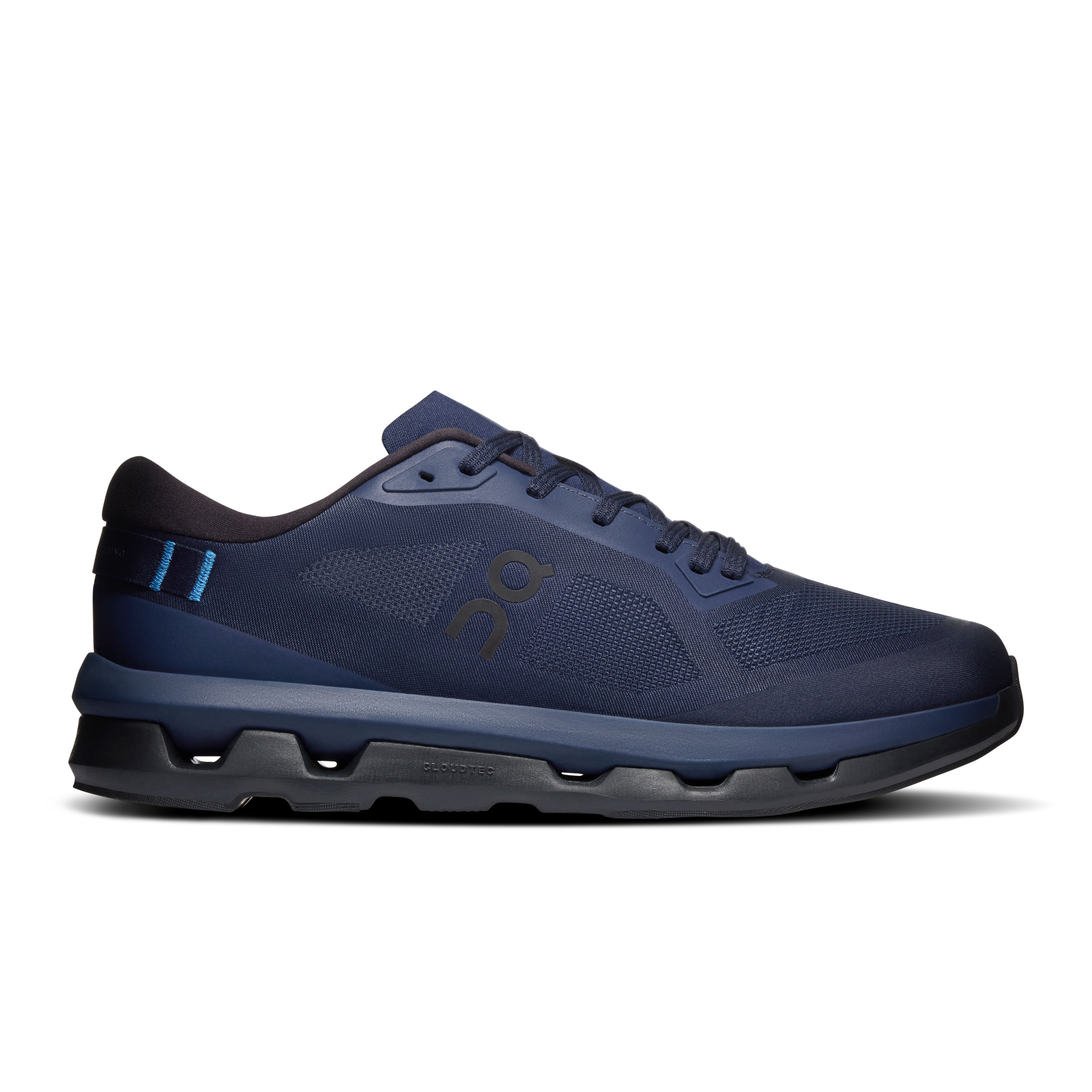 On Cloudzone Midnight & Black Men – All-day, CloudTec®, Helion™ superfoam Shoes