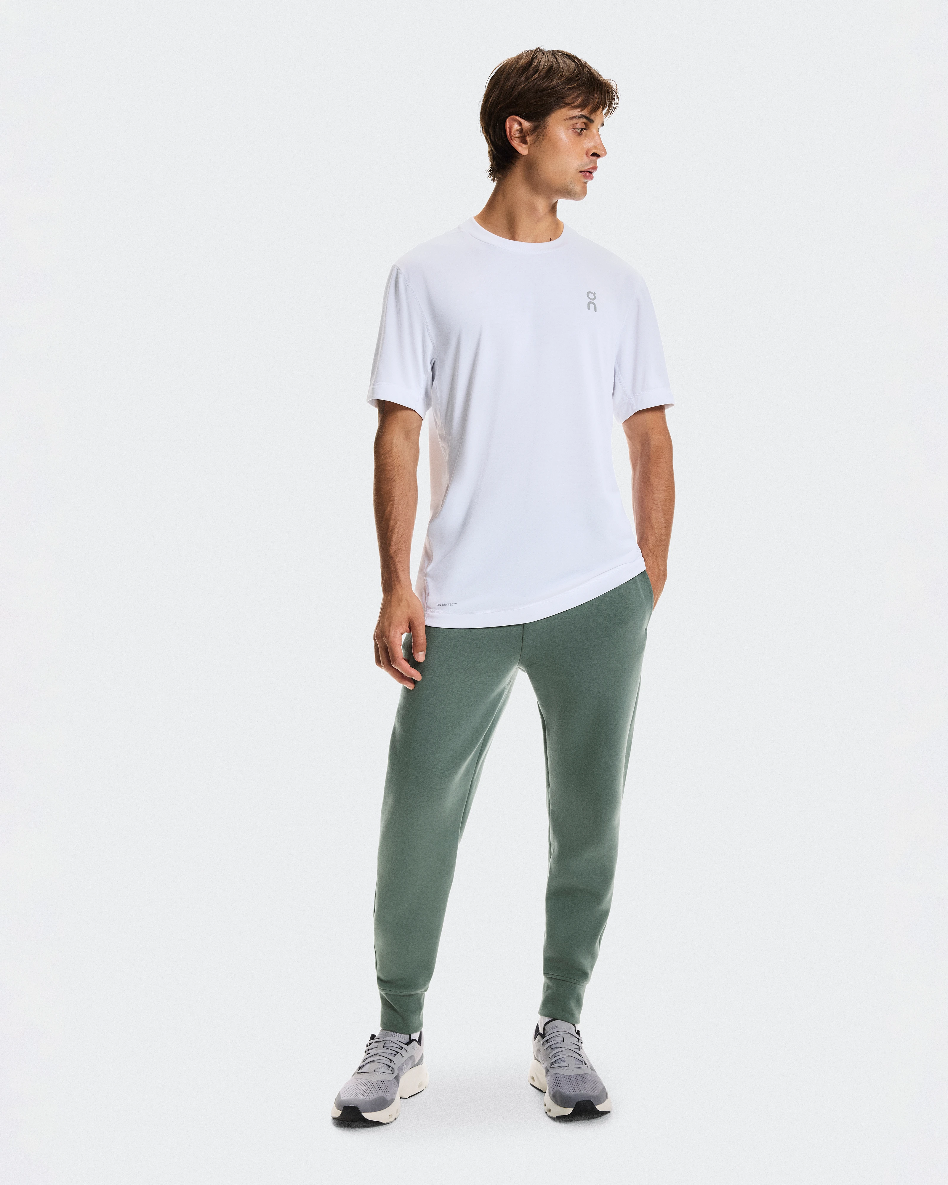 On Focus Tech Sweatpants Olive Masculino Calças