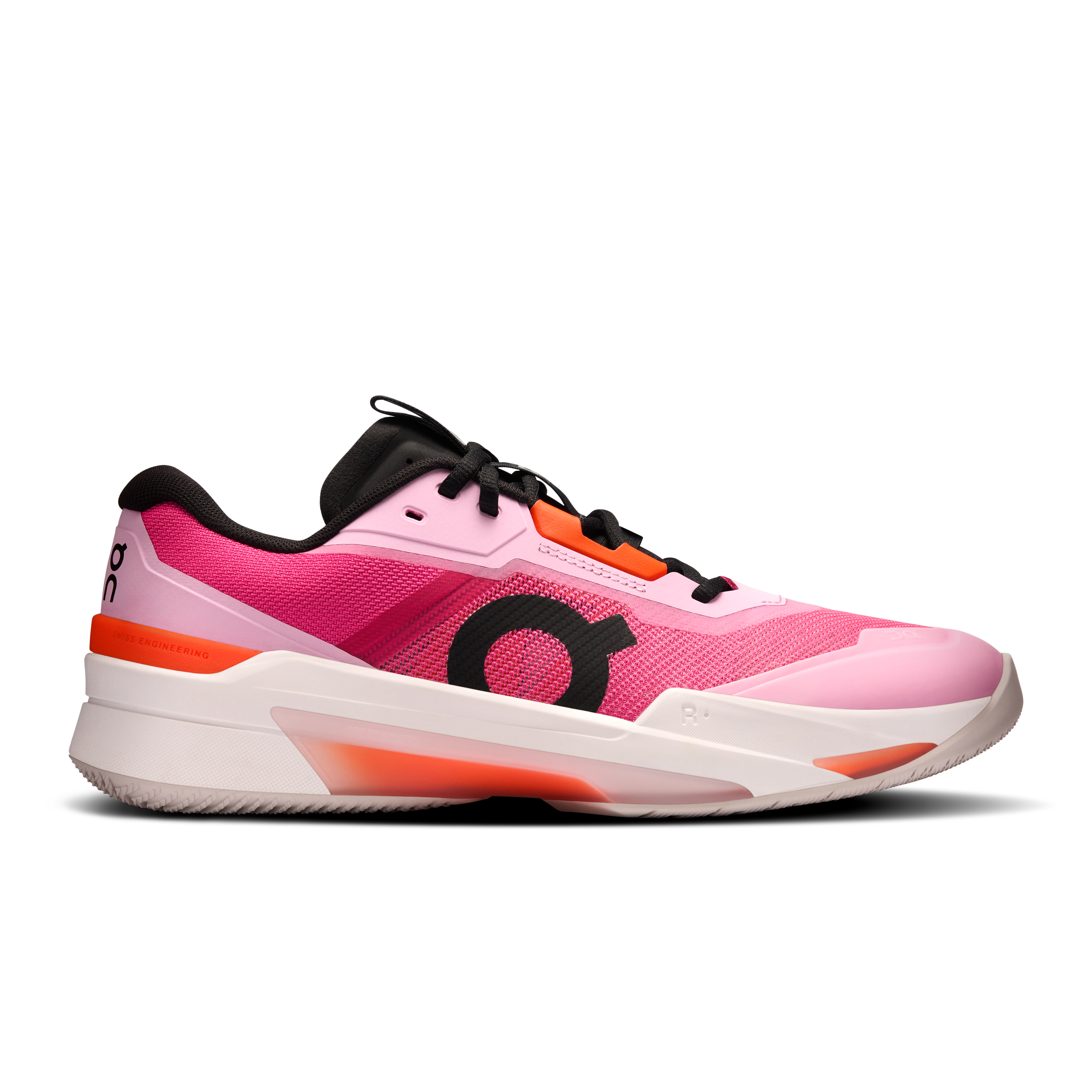 On THE ROGER Pro Fire Pink Orange Men Men – Performance tennis, hard courts, competition Shoes