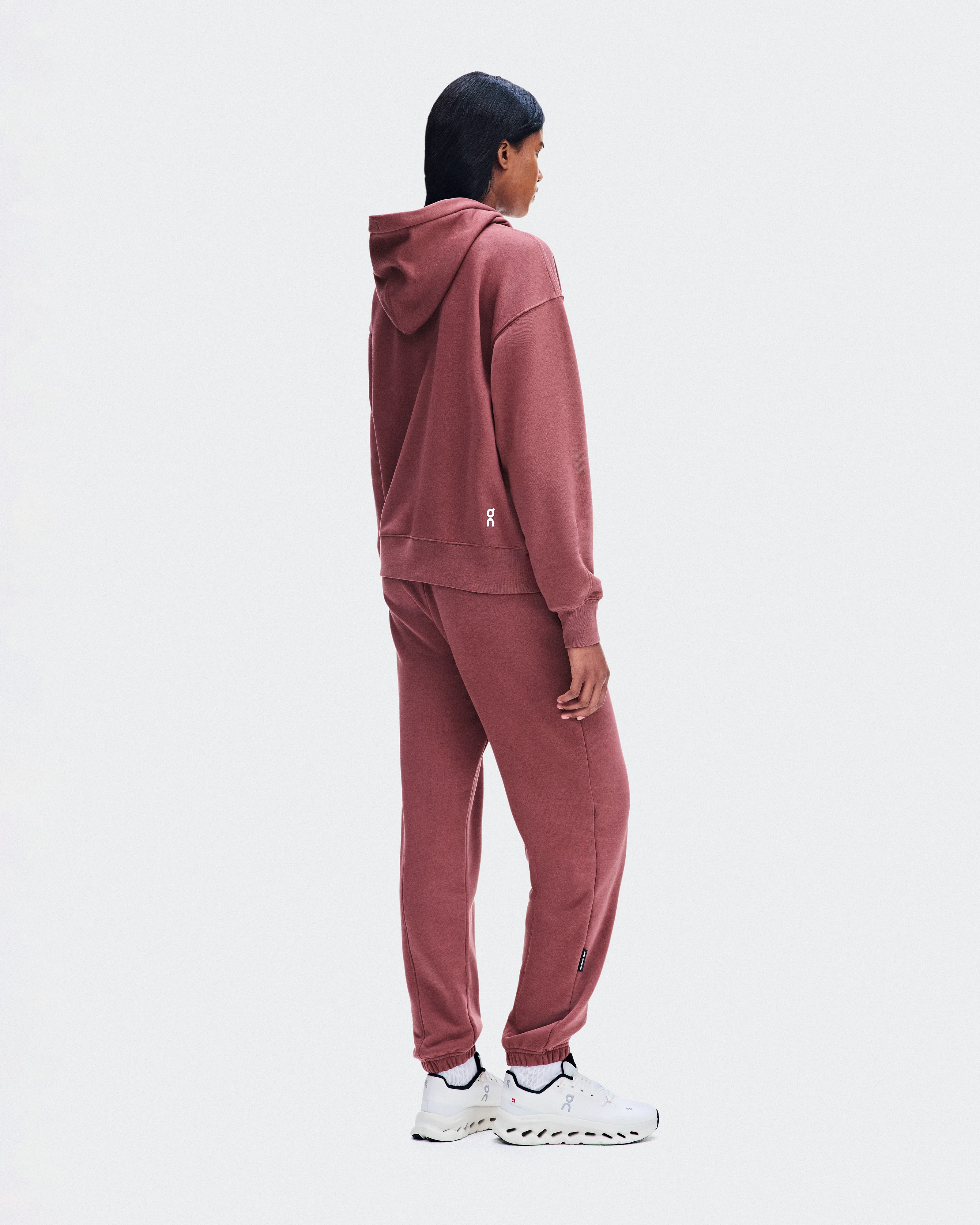 On Club Hoodie Barberry Femme Sweats à capuche et sweats