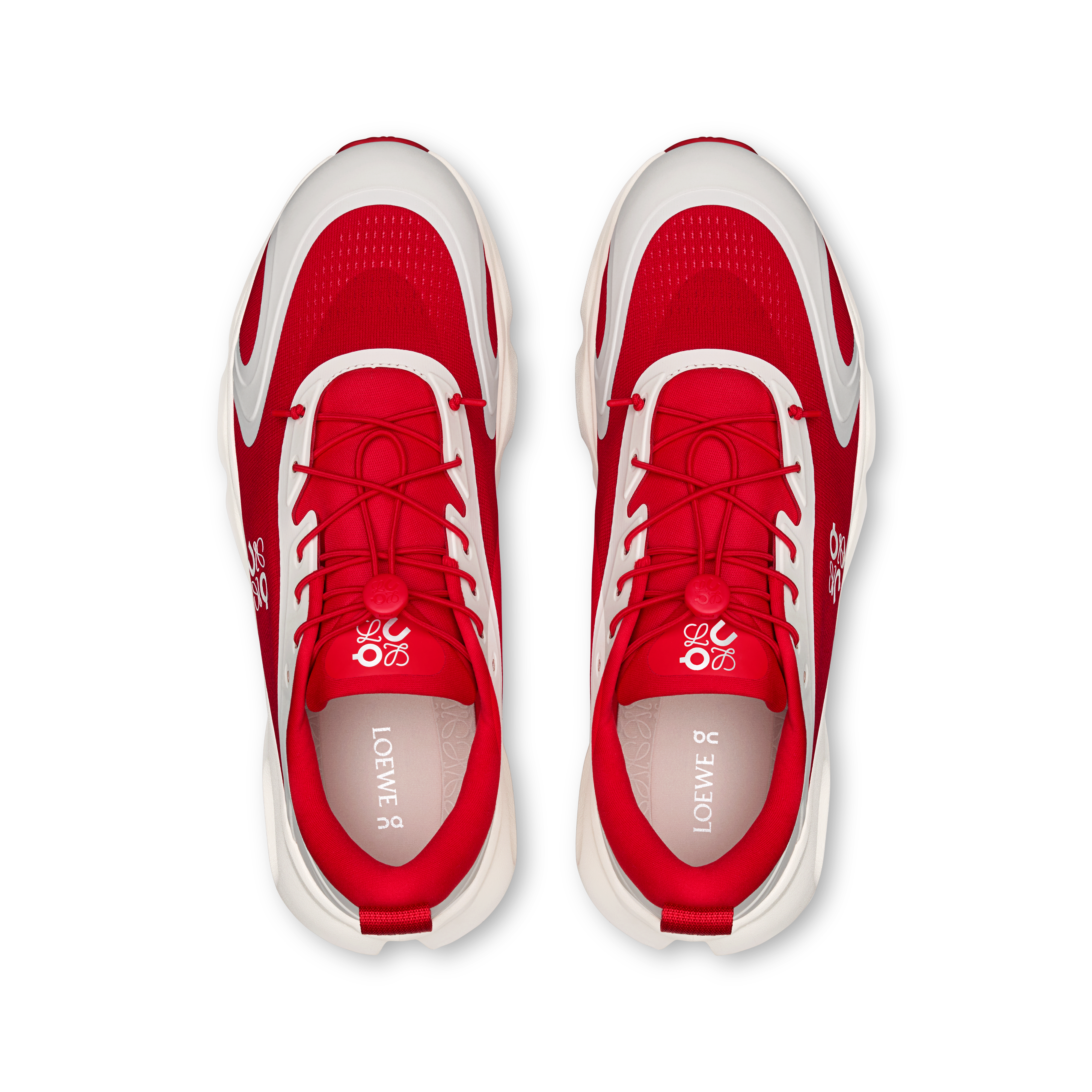 On Cloudsolo LOEWE Red & Eggshell Men Active life Shoes