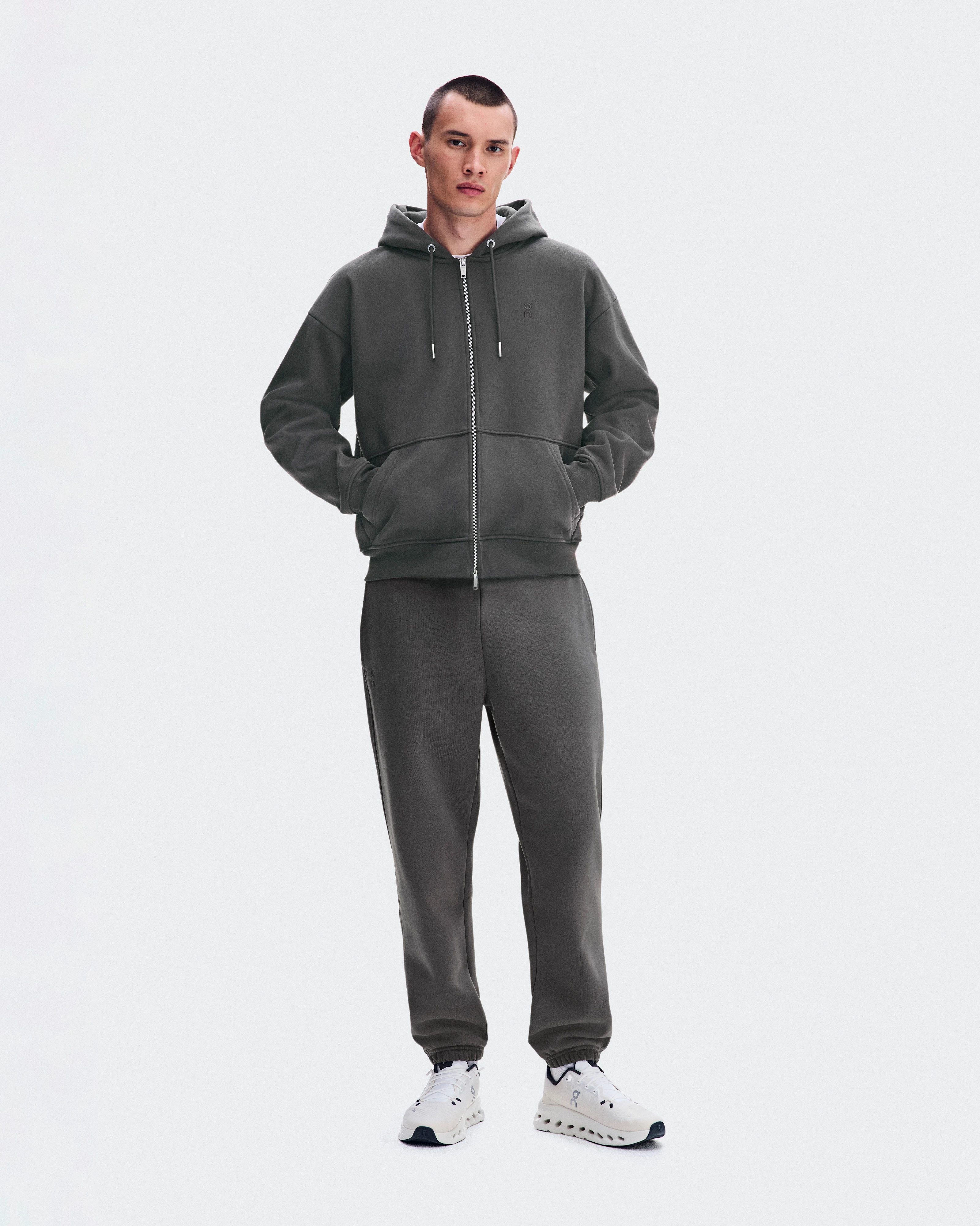 On Club Collective Full Zip Hoodie Ember Men Hoodies and sweatshirts