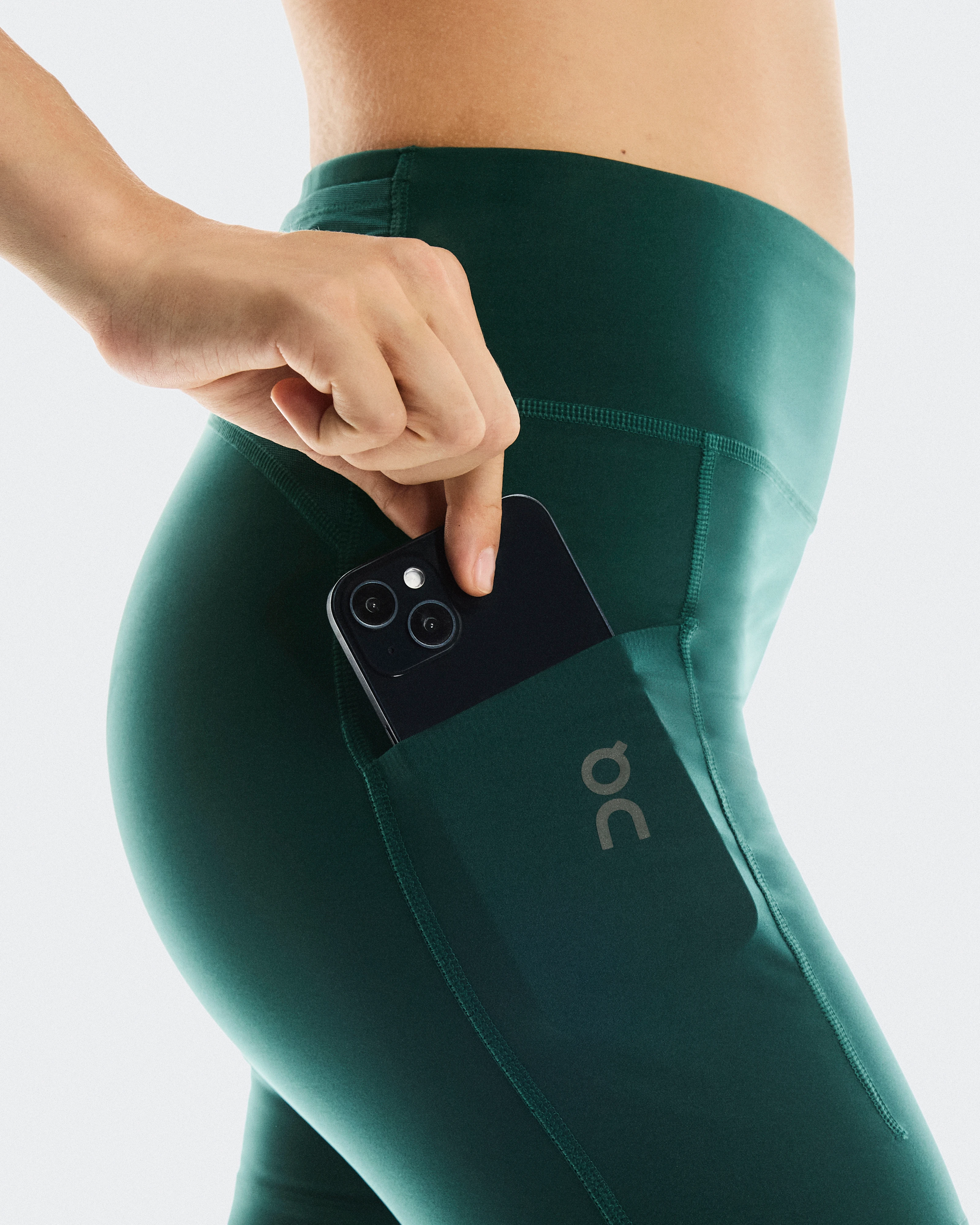 On Performance Tights Short Spirulina Women Tights