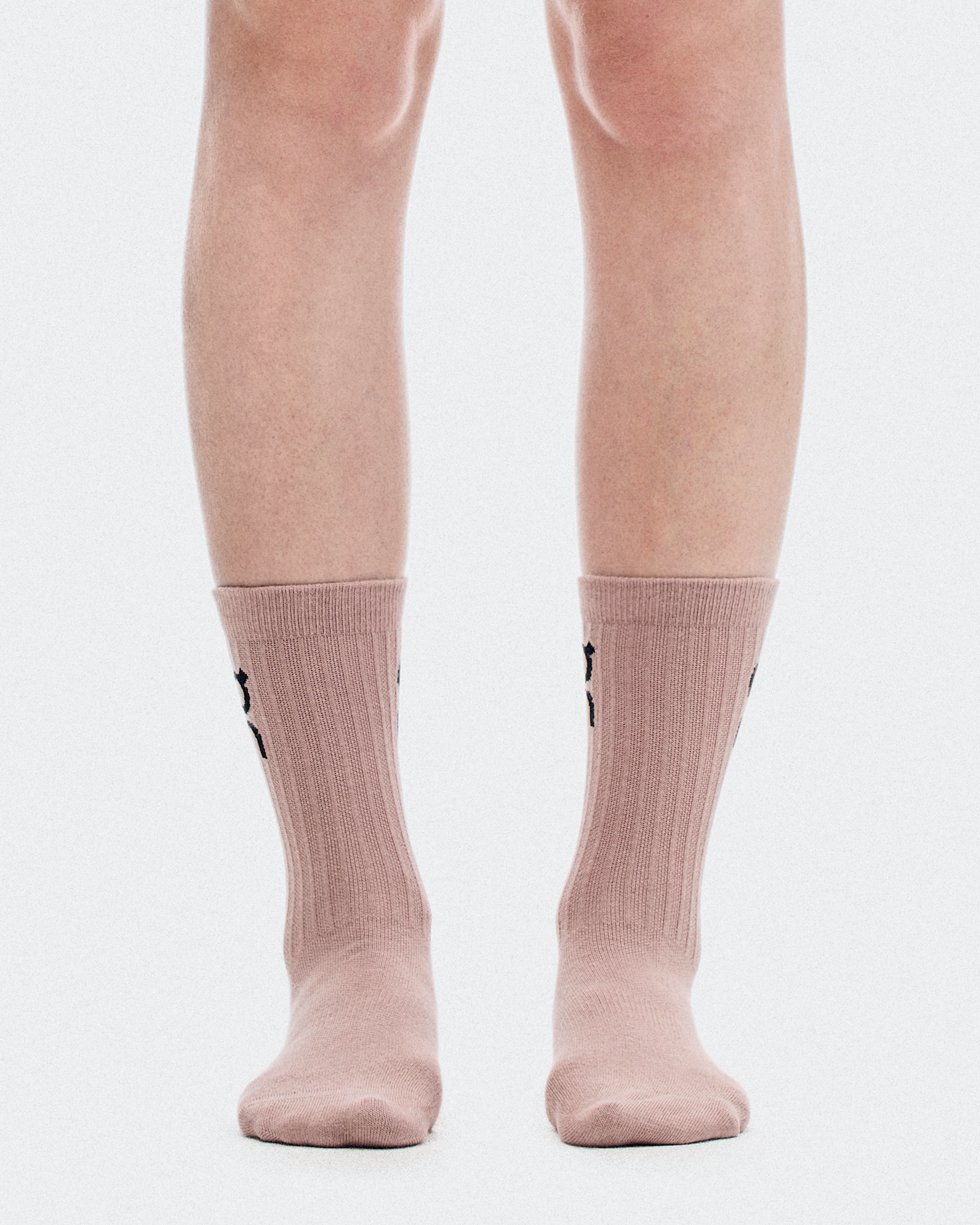 On Logo Sock High 3P Sherbet & Rhodonite Unisexe Chaussettes