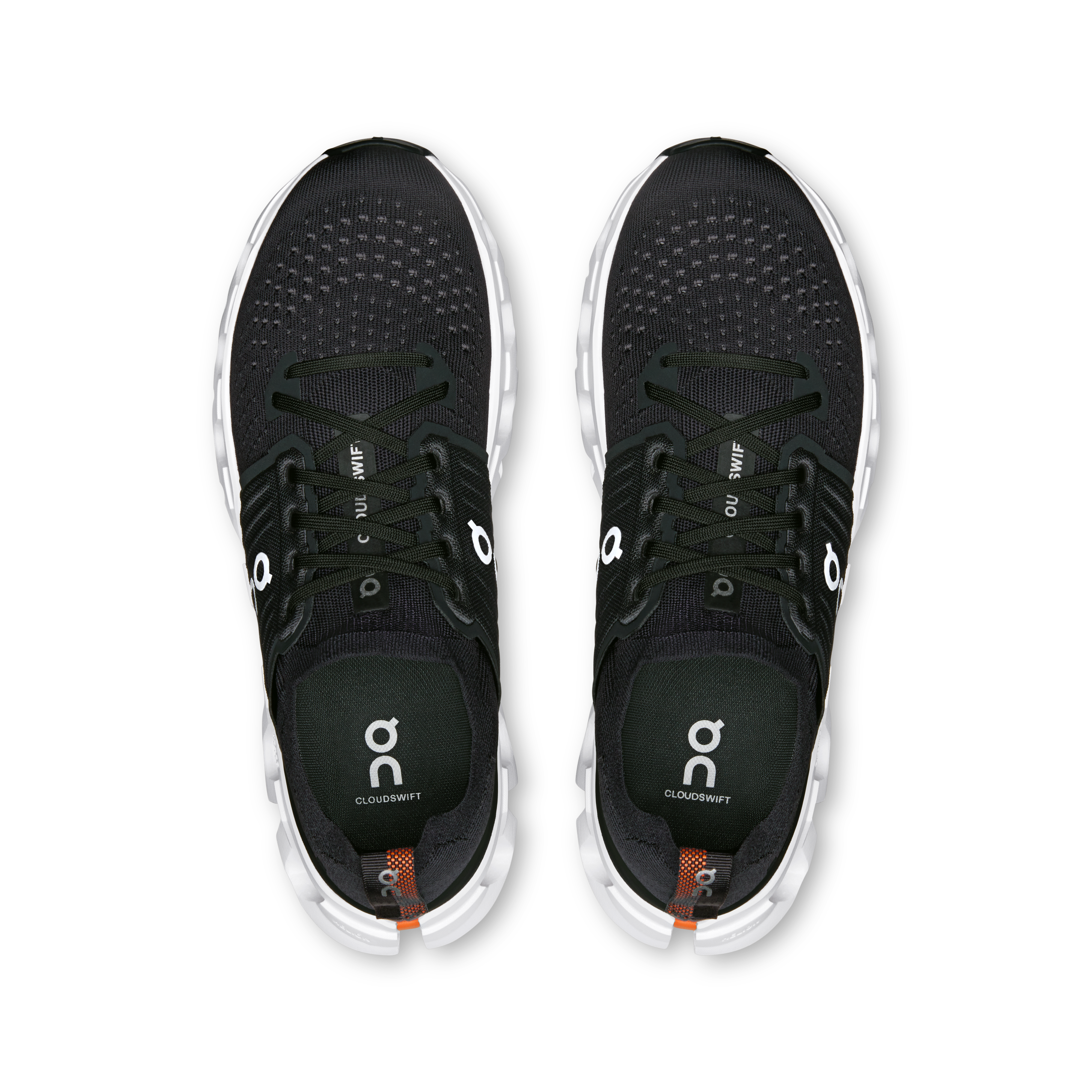 On Cloudswift 4 Black & White Men – Road running, Helion™ superfoam, responsive ride Shoes